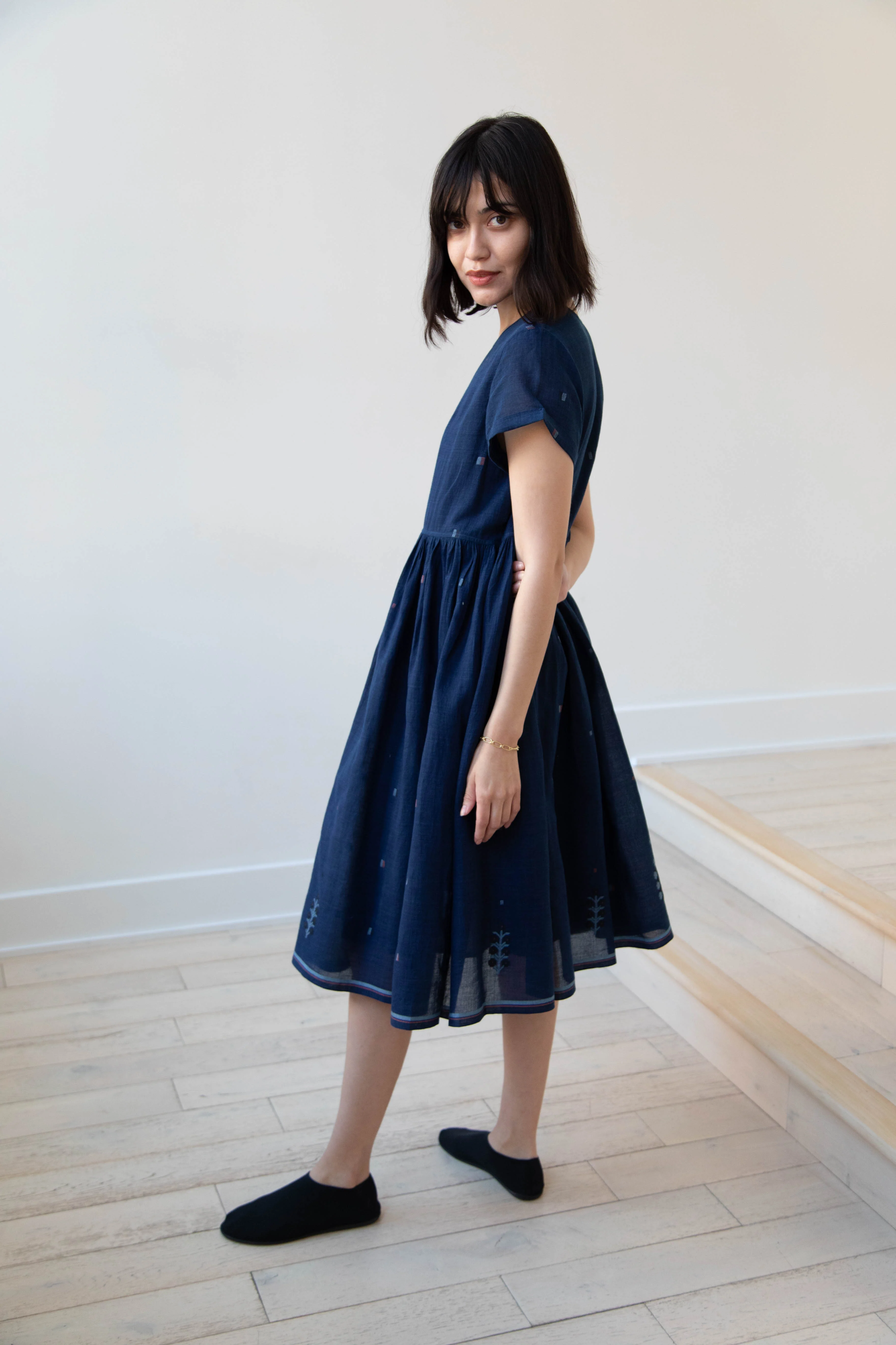 Rubia & Neel | Meryl Dress in Garden Jamdani - Image 3