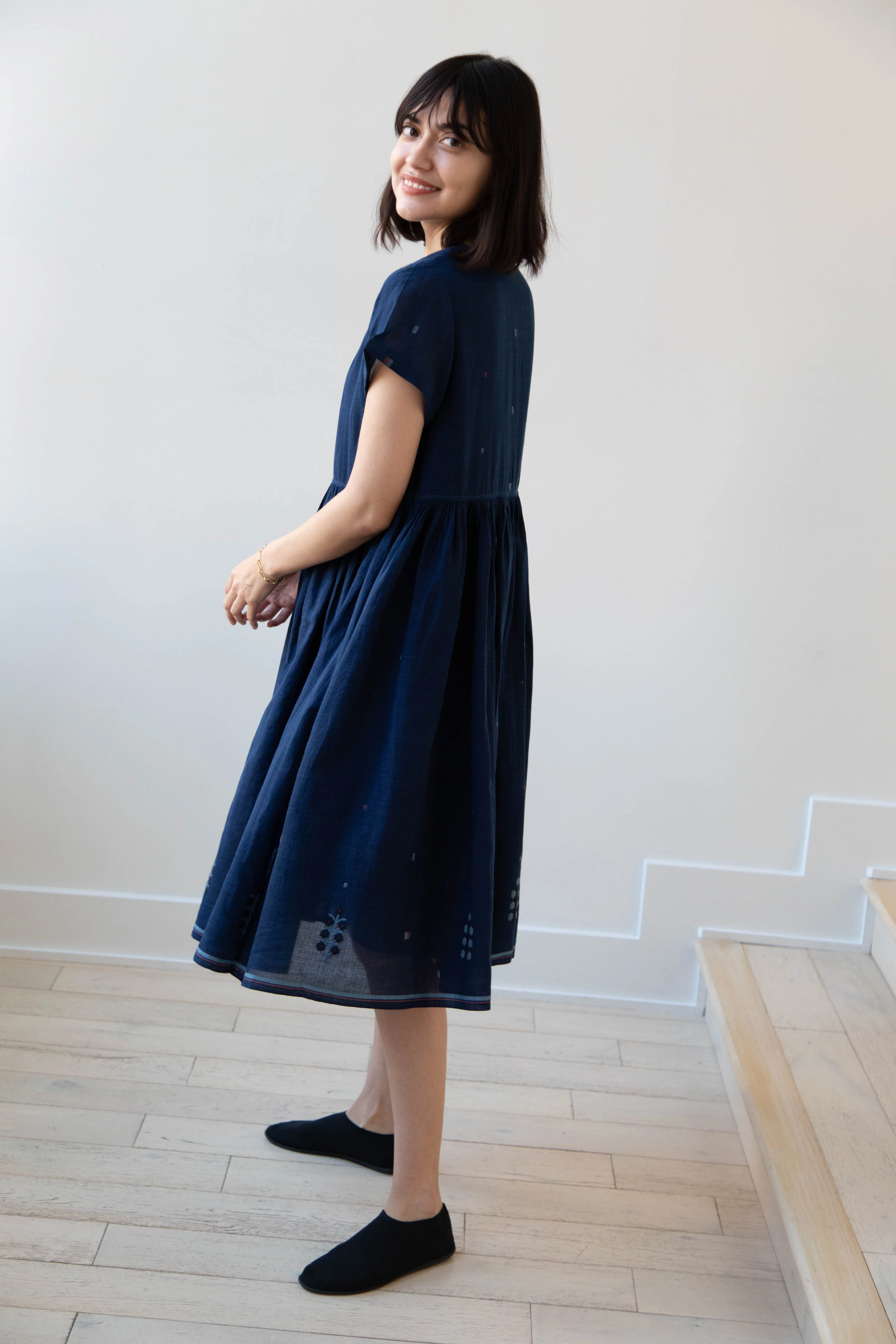 Rubia & Neel | Meryl Dress in Garden Jamdani - Image 30
