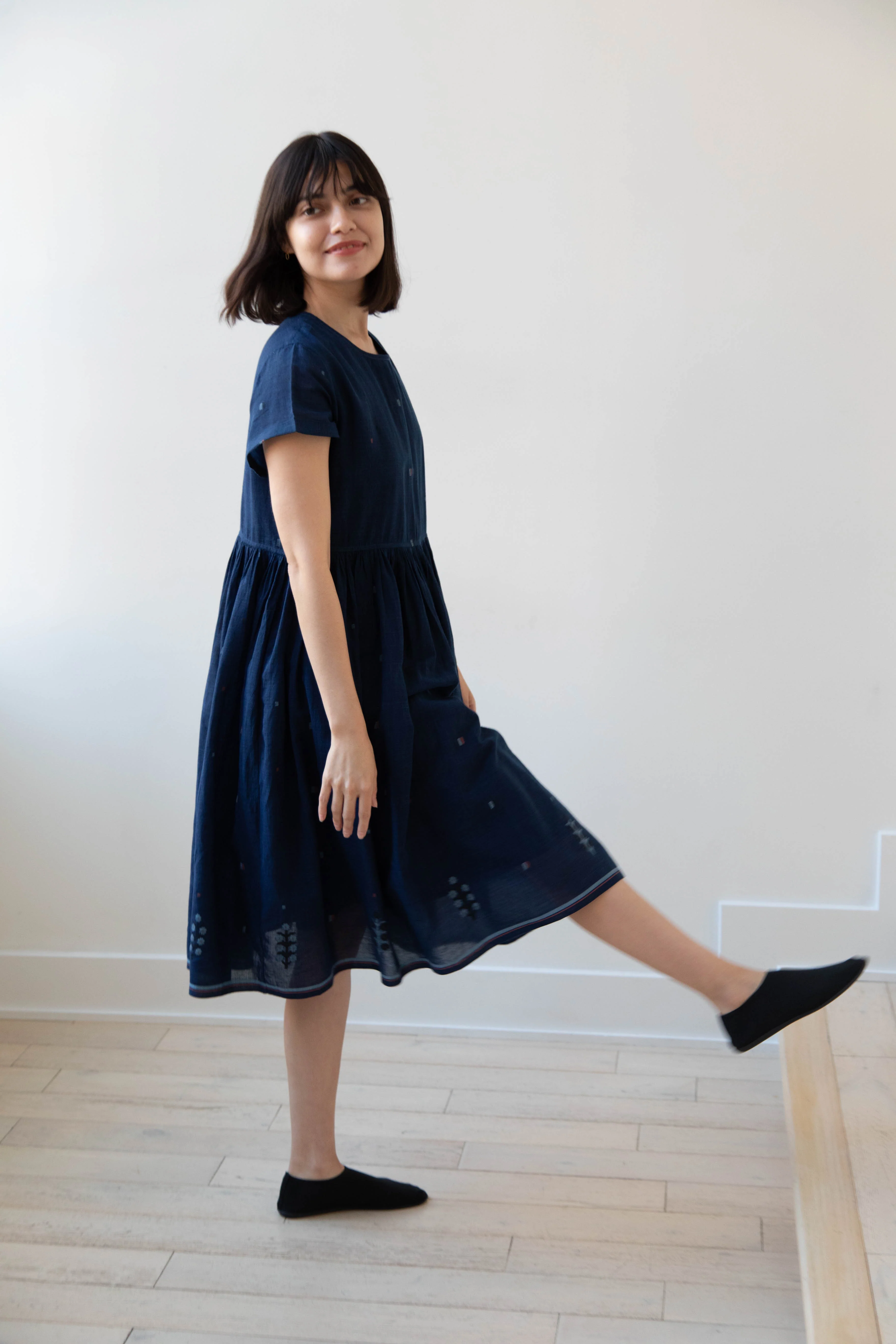 Rubia & Neel | Meryl Dress in Garden Jamdani - Image 33