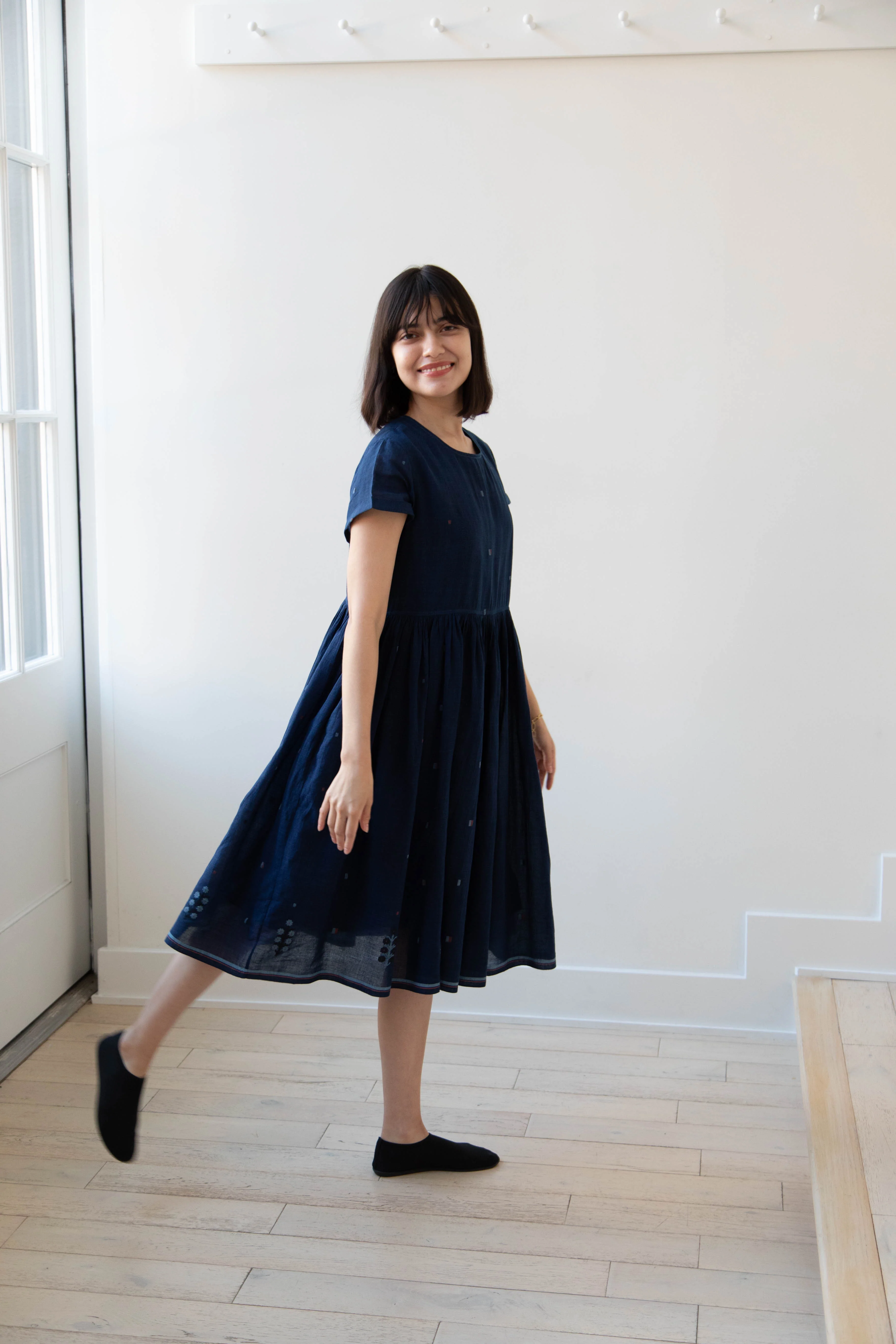 Rubia & Neel | Meryl Dress in Garden Jamdani - Image 34