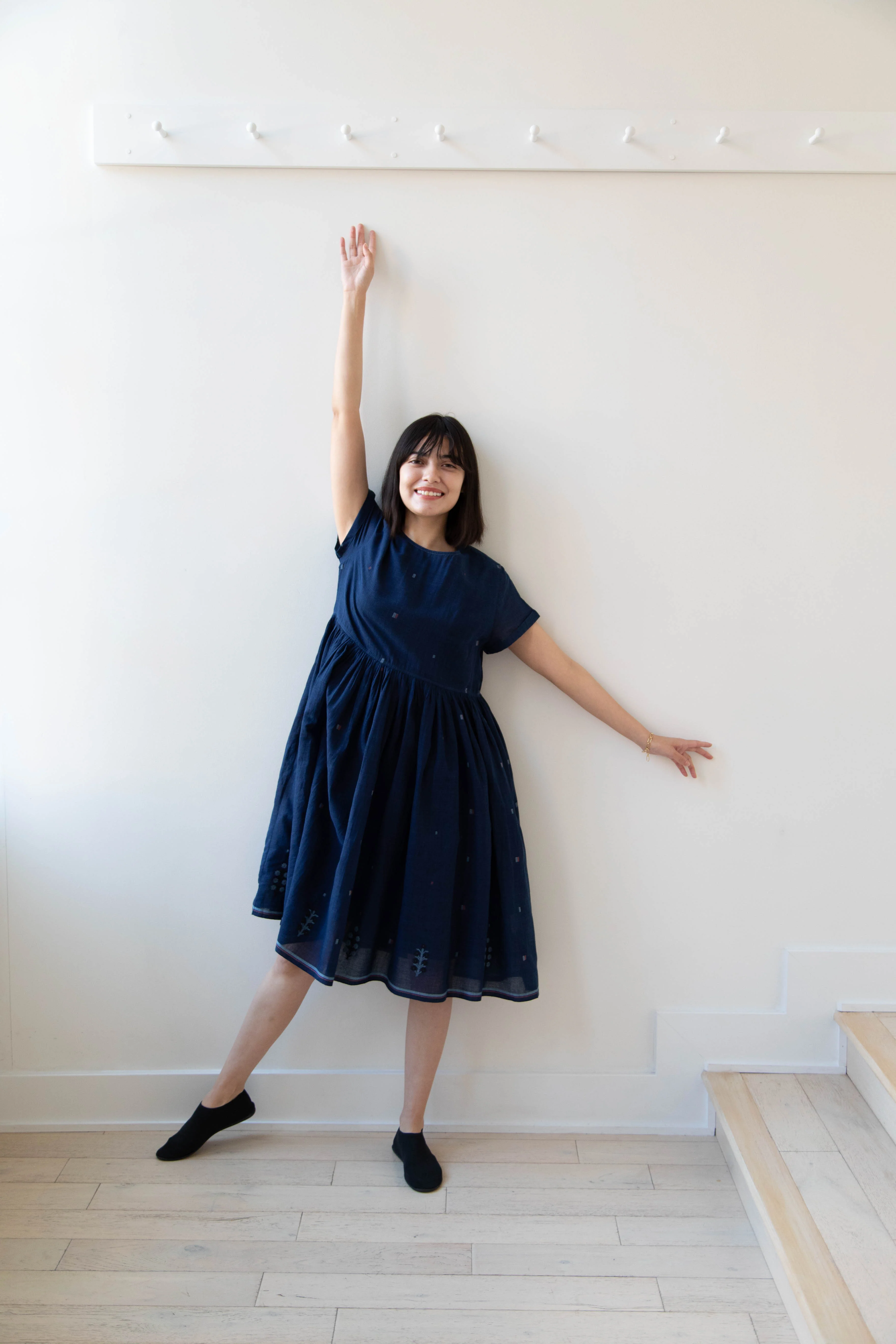 Rubia & Neel | Meryl Dress in Garden Jamdani - Image 36