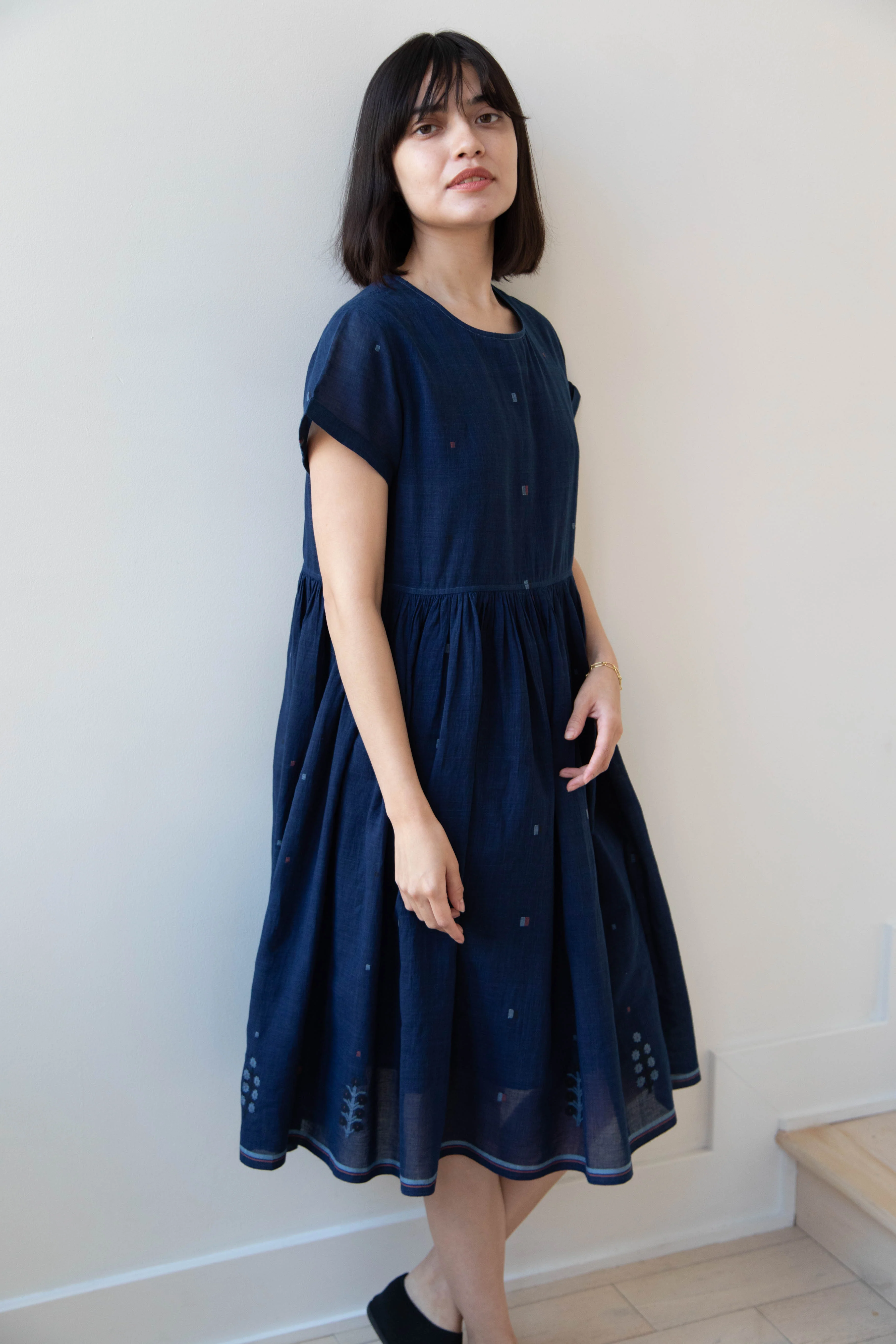 Rubia & Neel | Meryl Dress in Garden Jamdani - Image 37