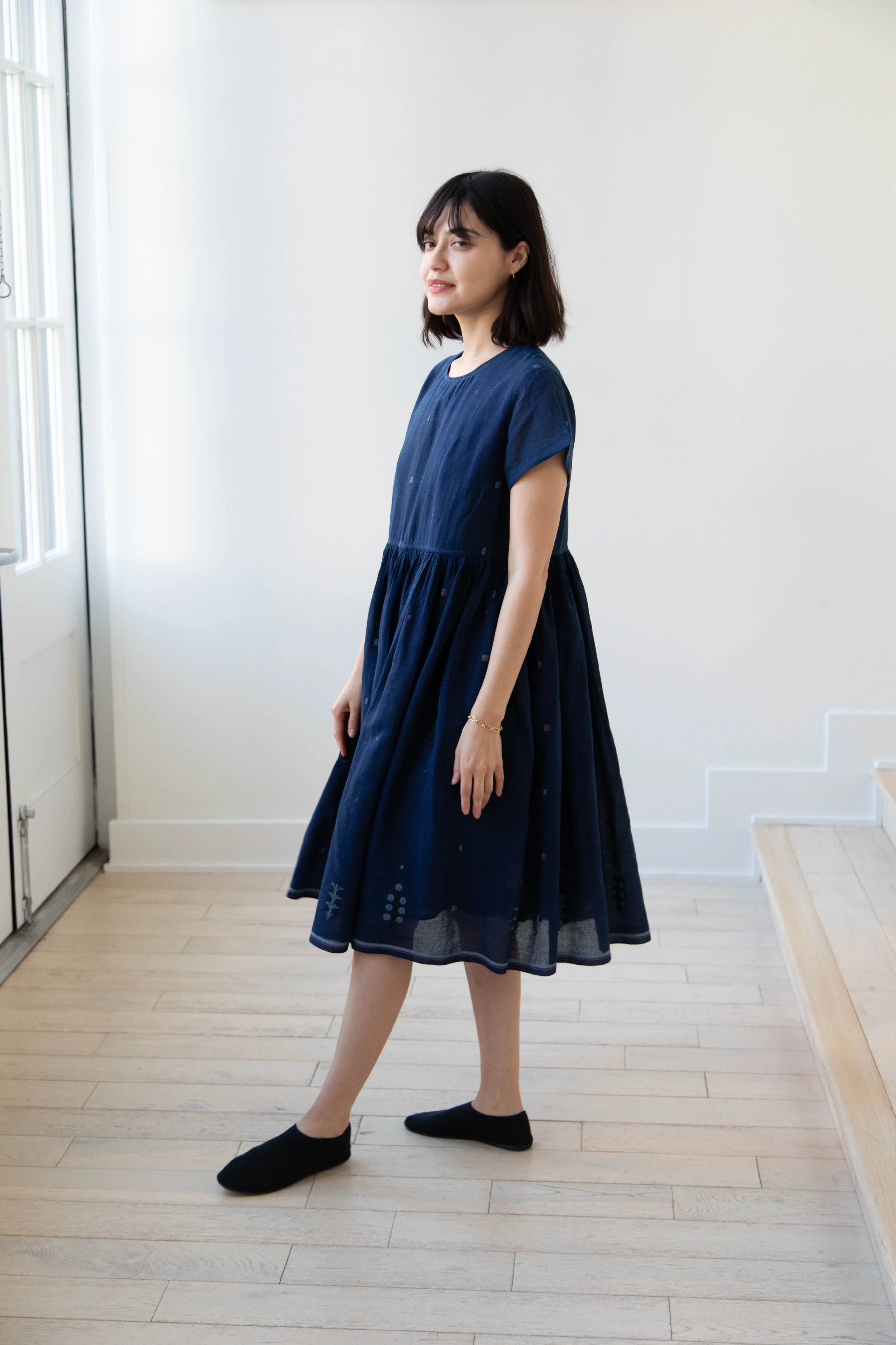 Rubia & Neel | Meryl Dress in Garden Jamdani - Image 8