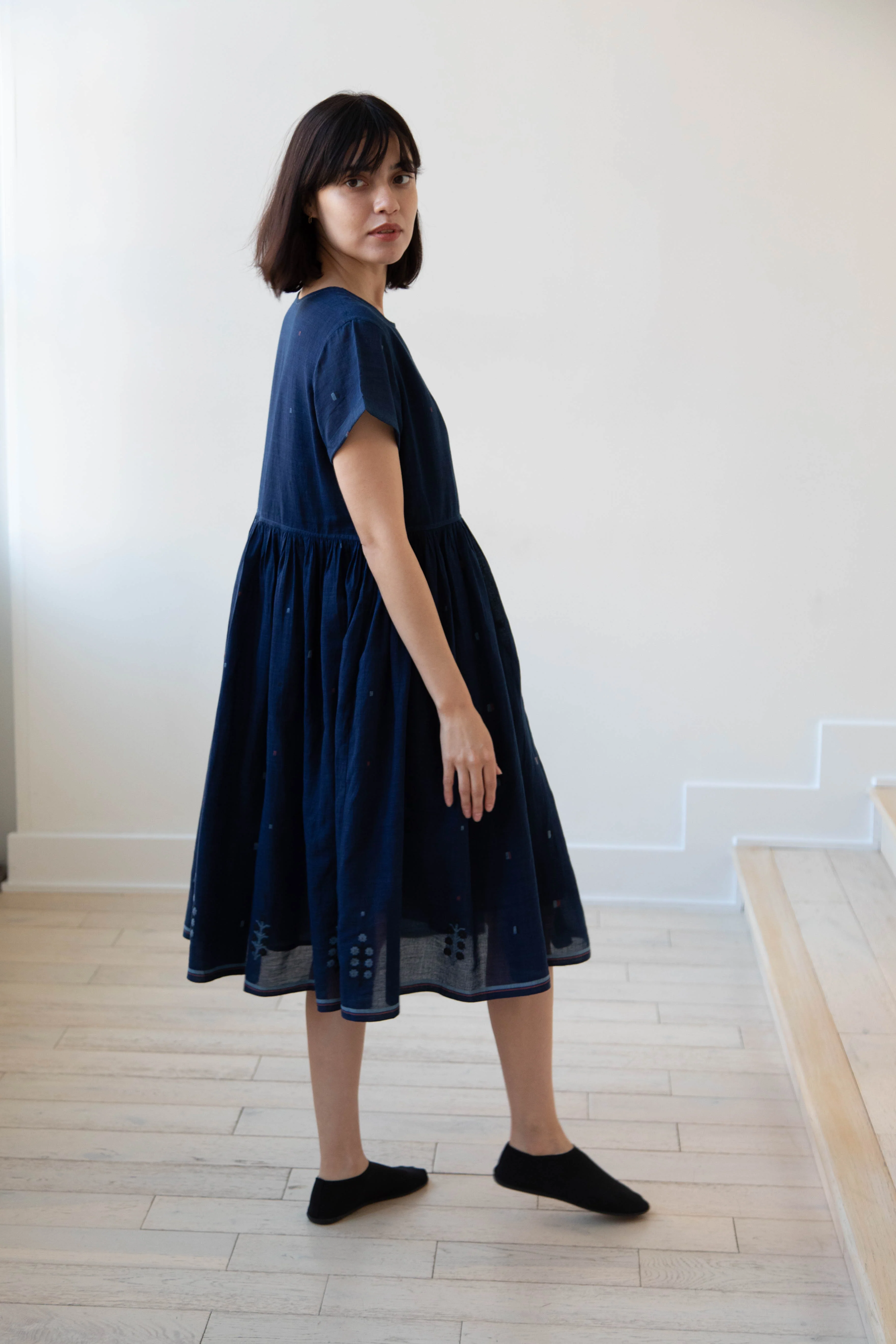 Rubia & Neel | Meryl Dress in Garden Jamdani - Image 9