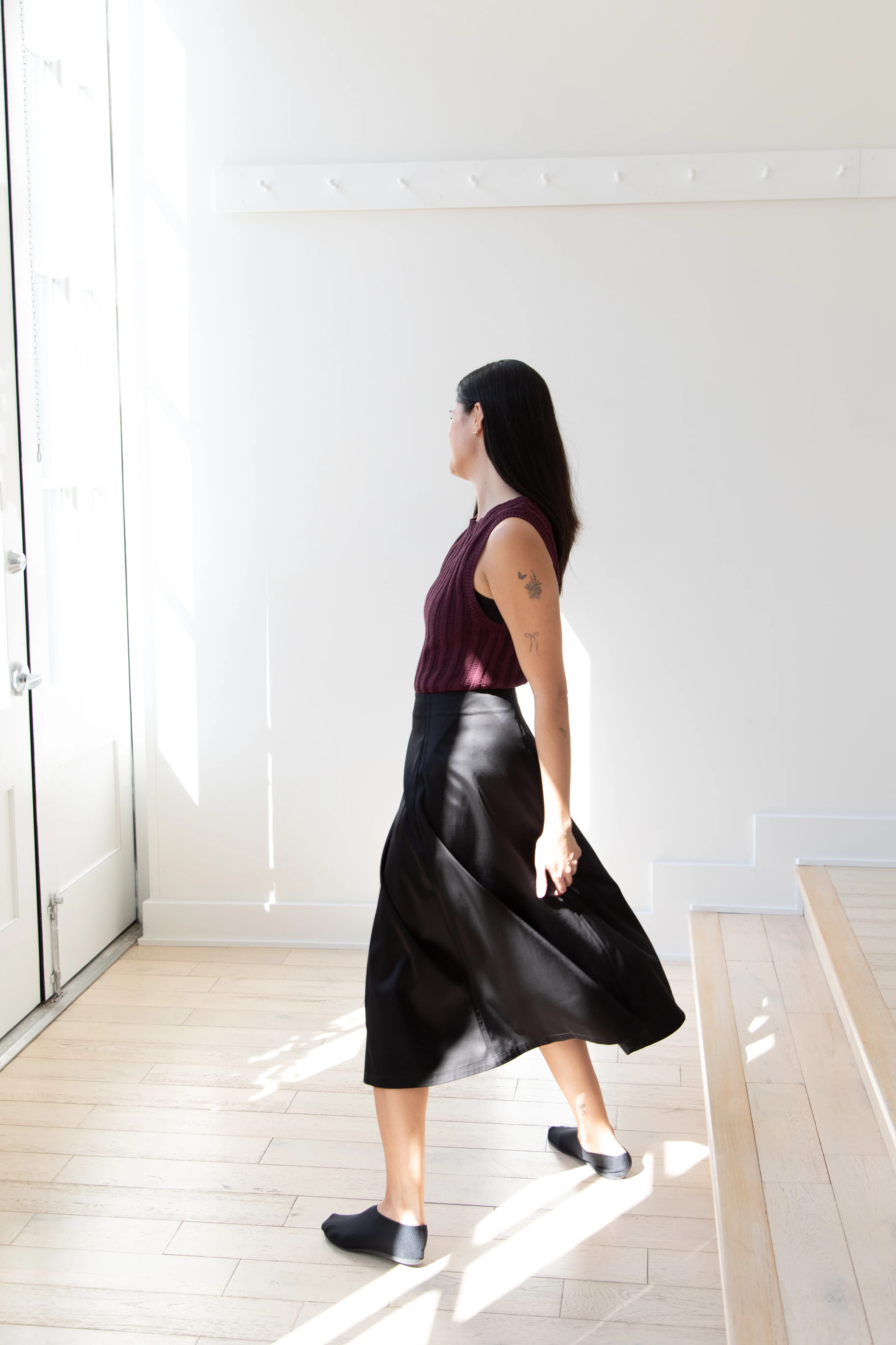 Sara Lanzi | Flared Skirt in Black - Image 20