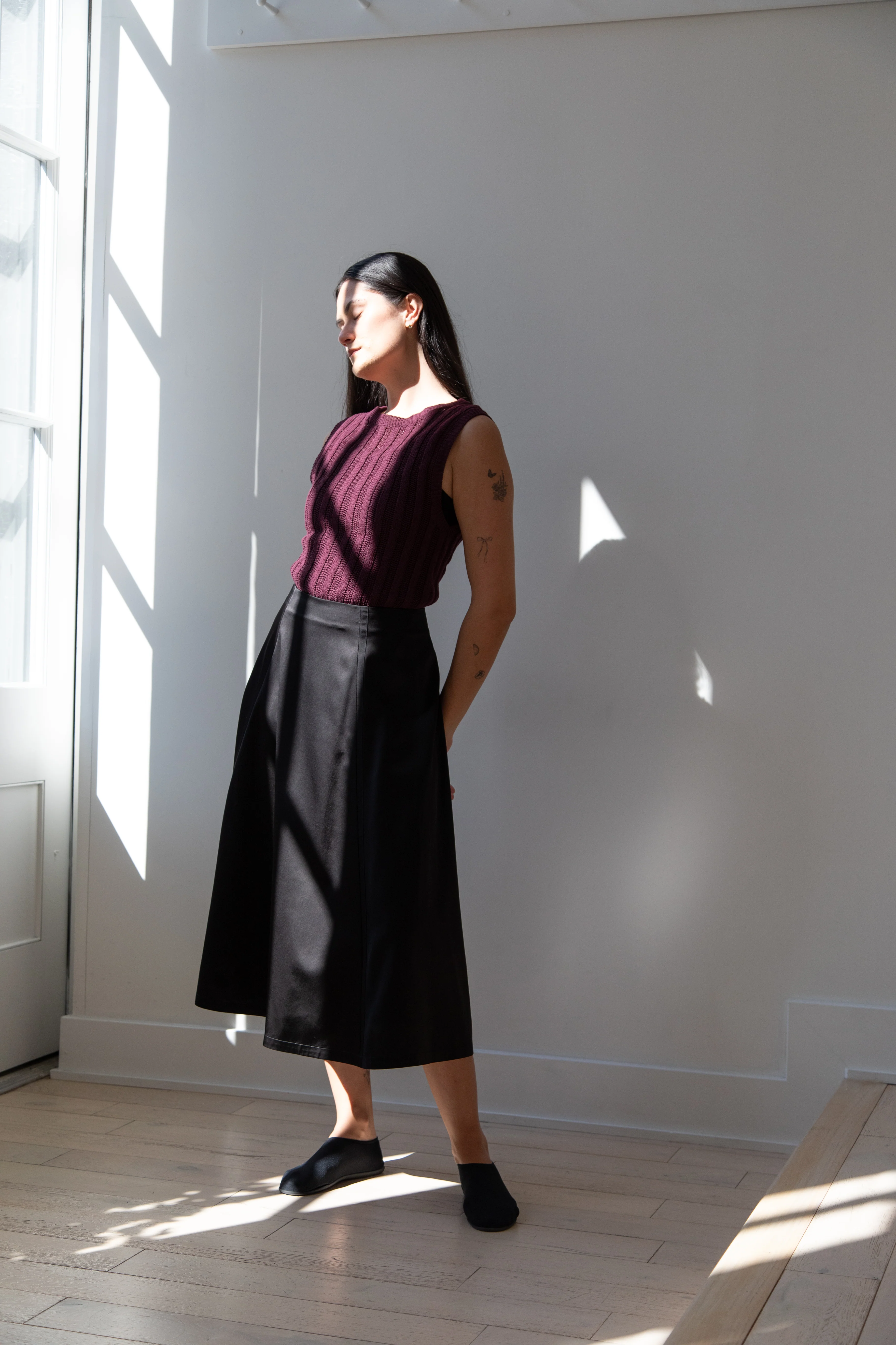 Sara Lanzi | Flared Skirt in Black - Image 26