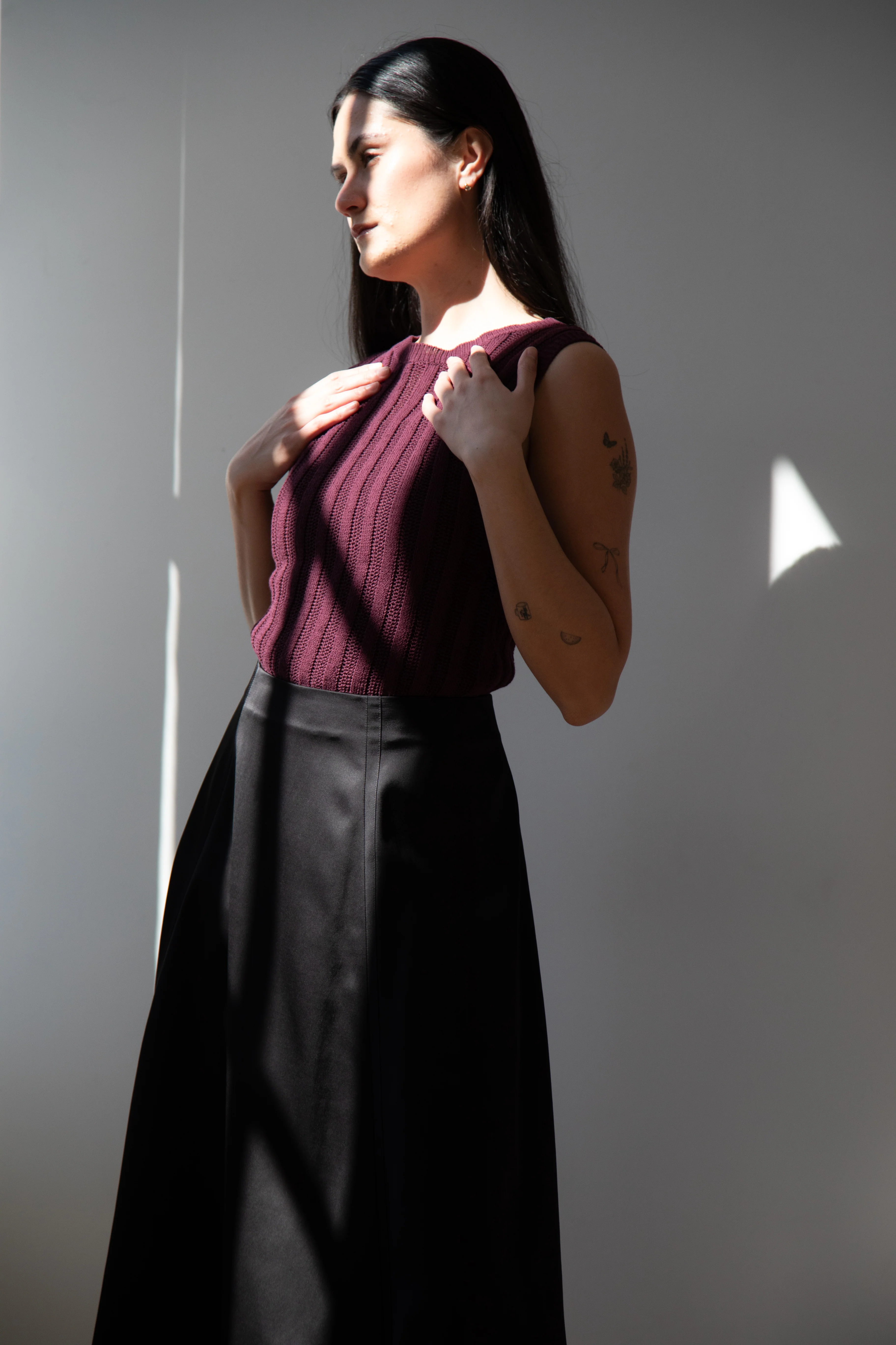 Sara Lanzi | Flared Skirt in Black - Image 27