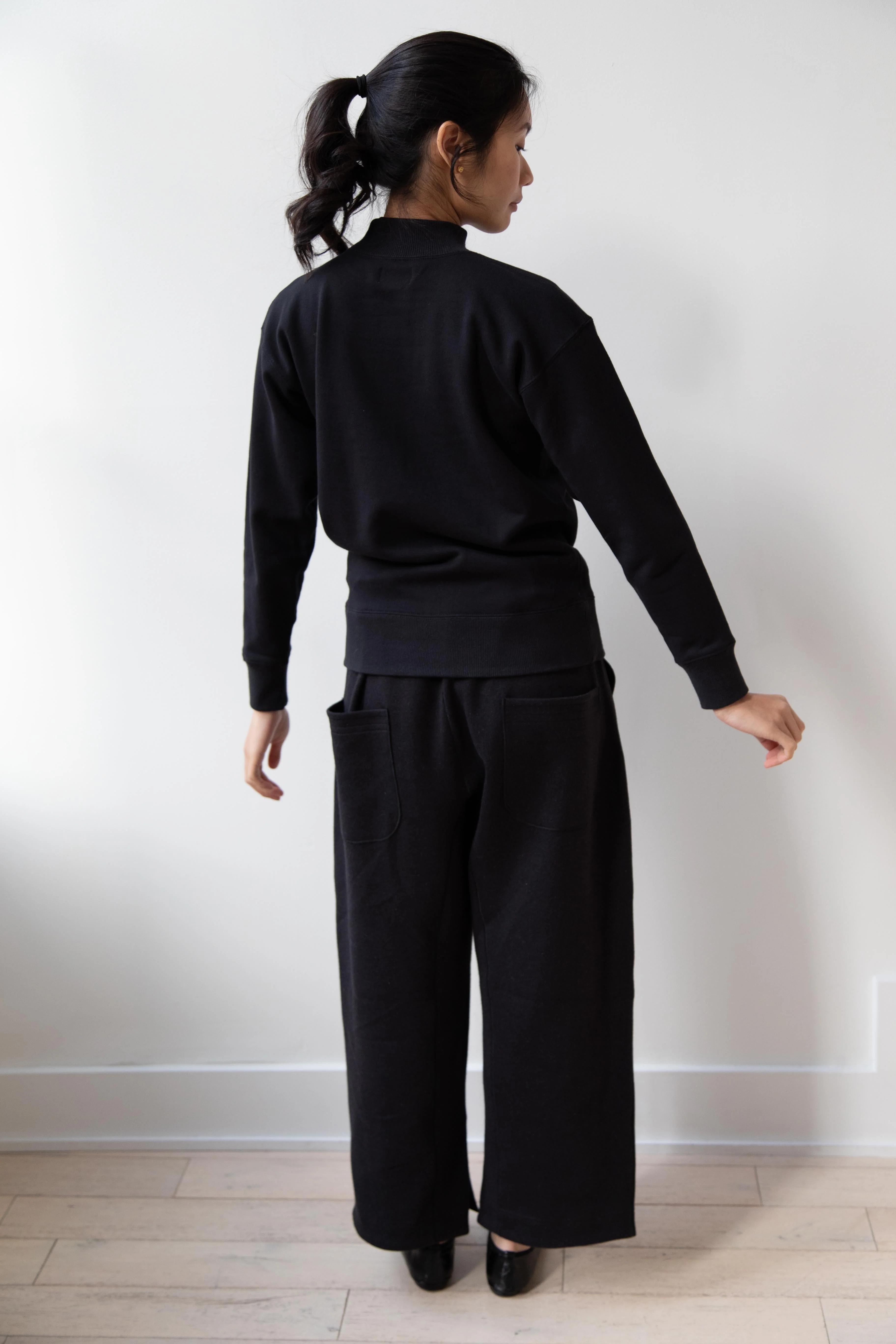 Seventyfive | Drawstring Knit Trousers in Jet - Image 20