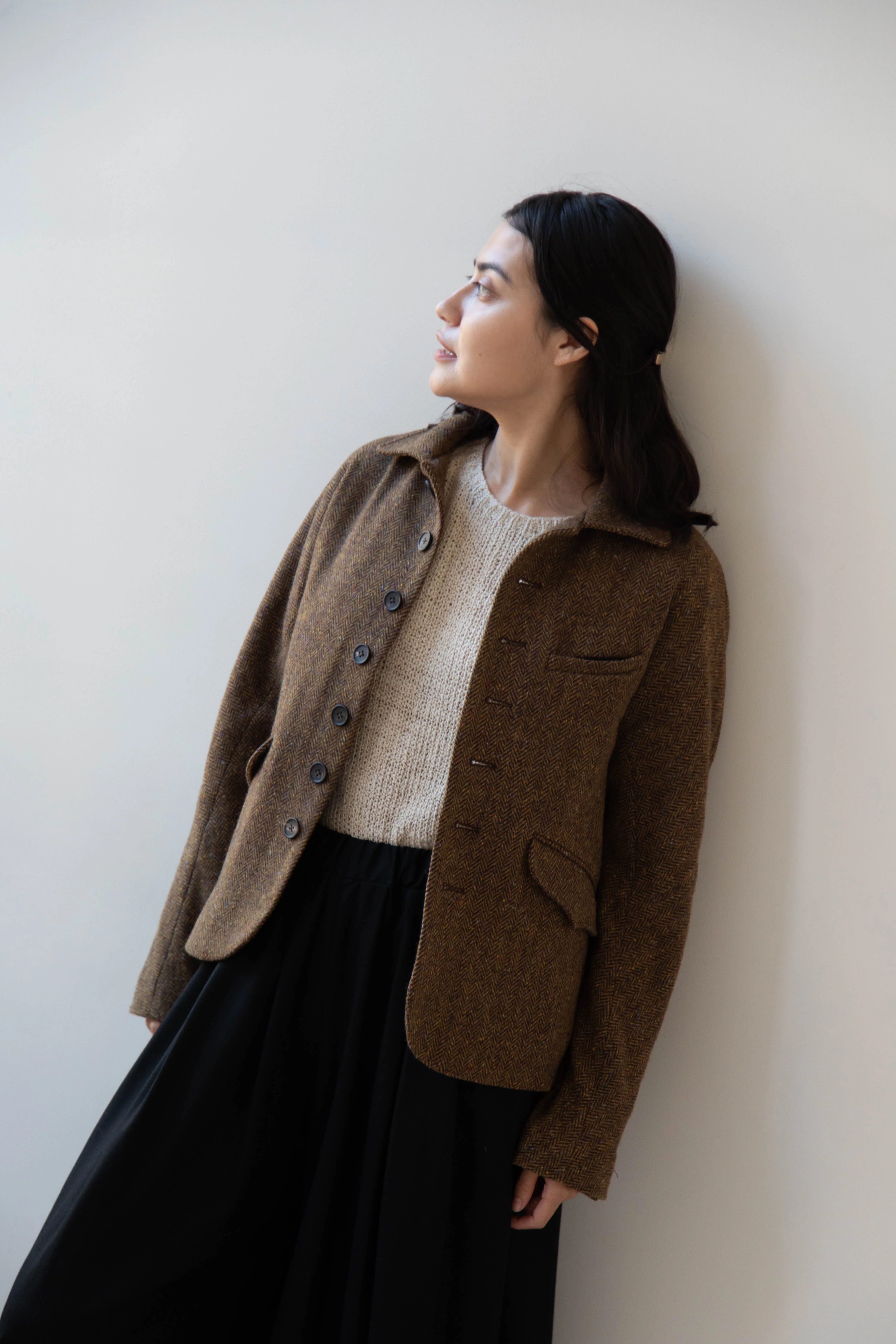 Seventyfive | Student Jacket in Herringbone Donegal - Image 20