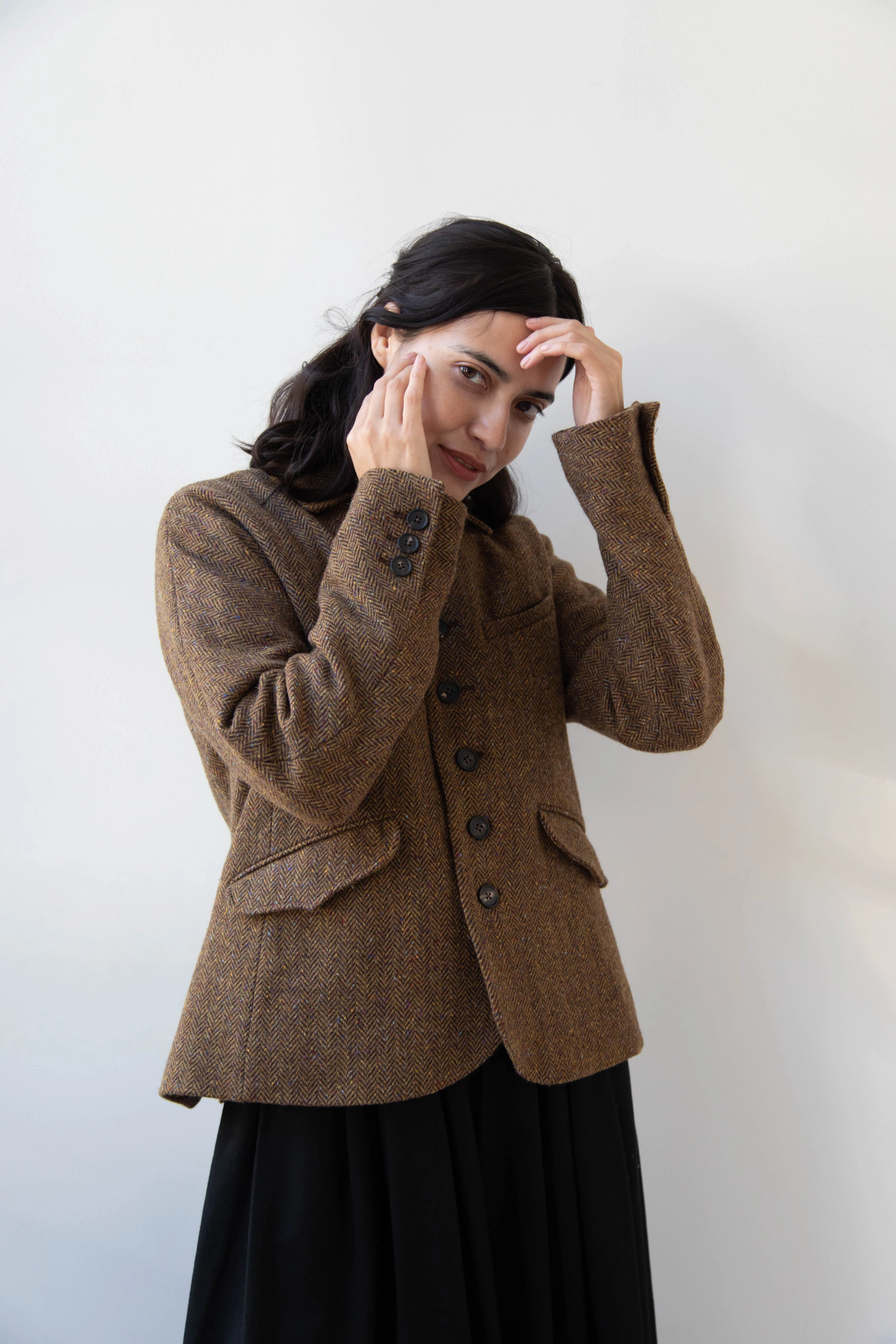 Seventyfive | Student Jacket in Herringbone Donegal - Image 29