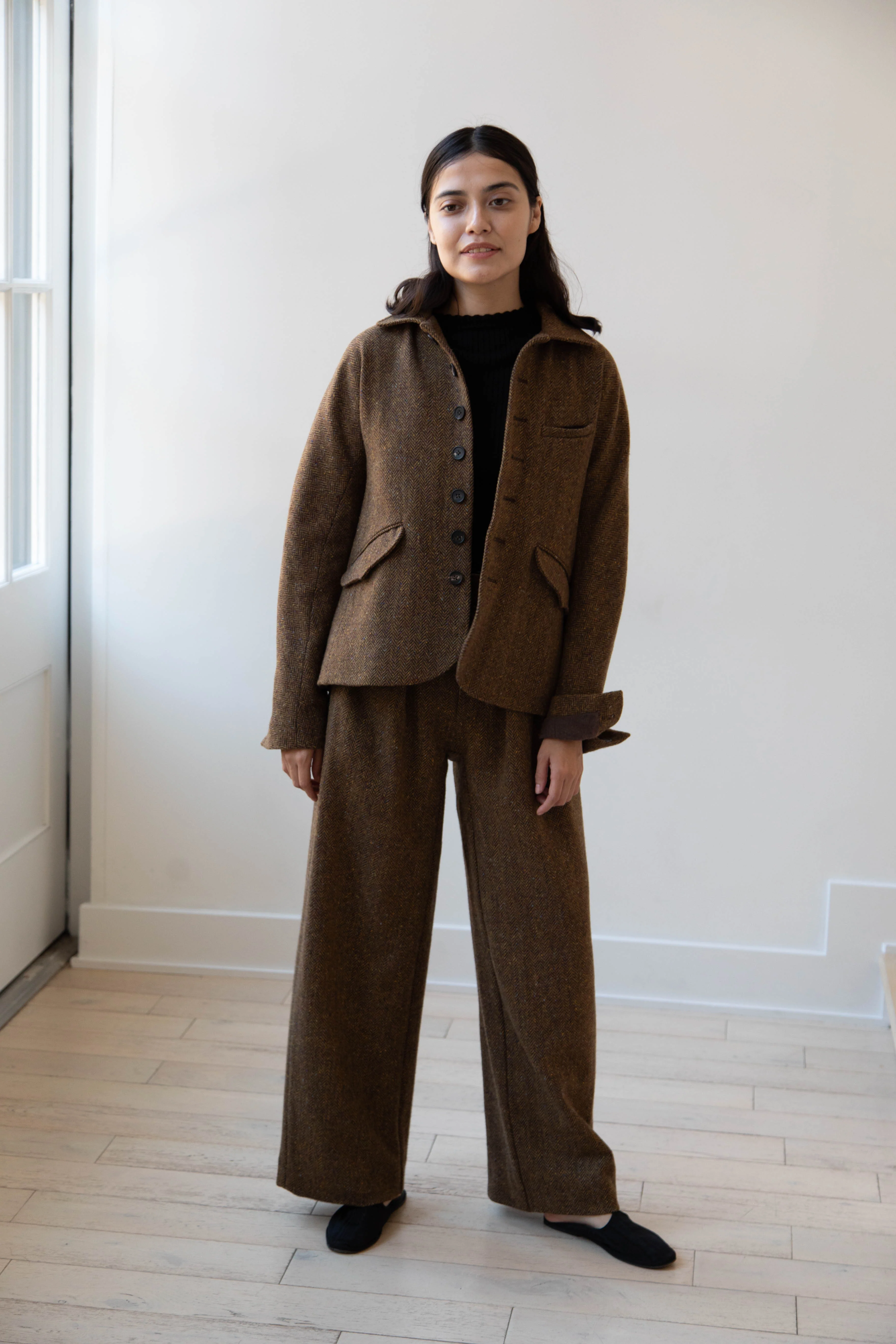 Seventyfive | Student Jacket in Herringbone Donegal - Image 36