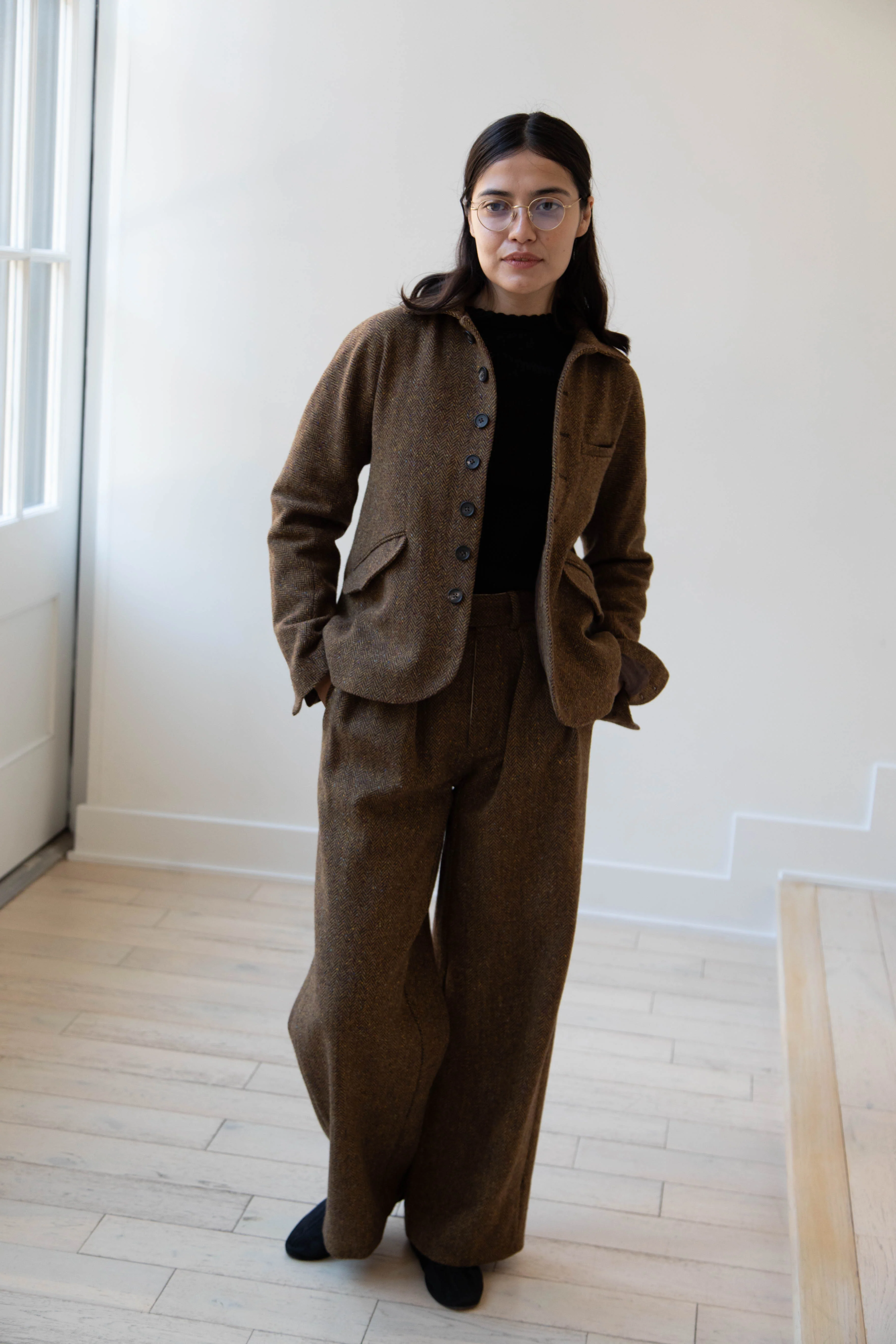 Seventyfive | Student Jacket in Herringbone Donegal - Image 39