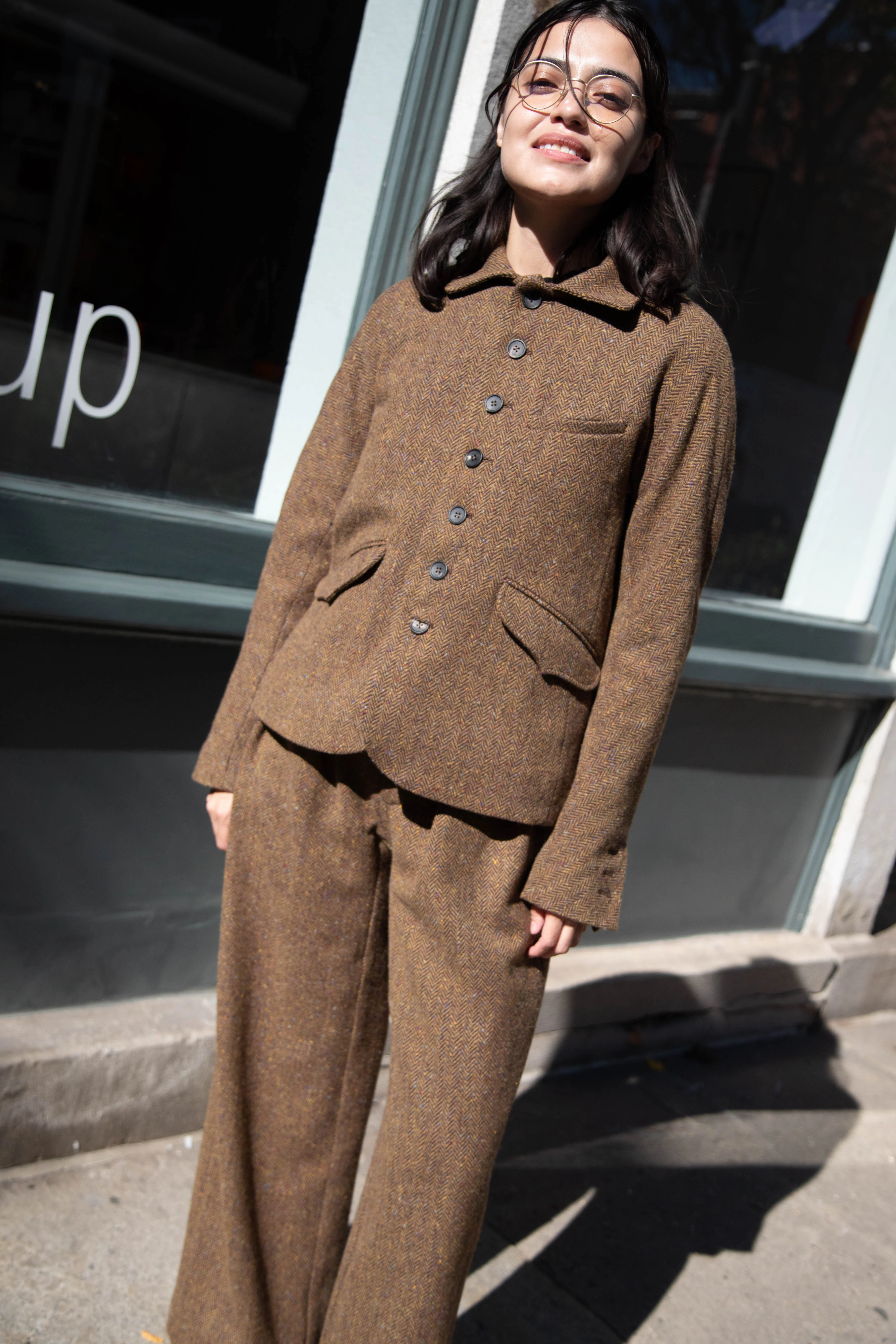 Seventyfive | Student Jacket in Herringbone Donegal - Image 4