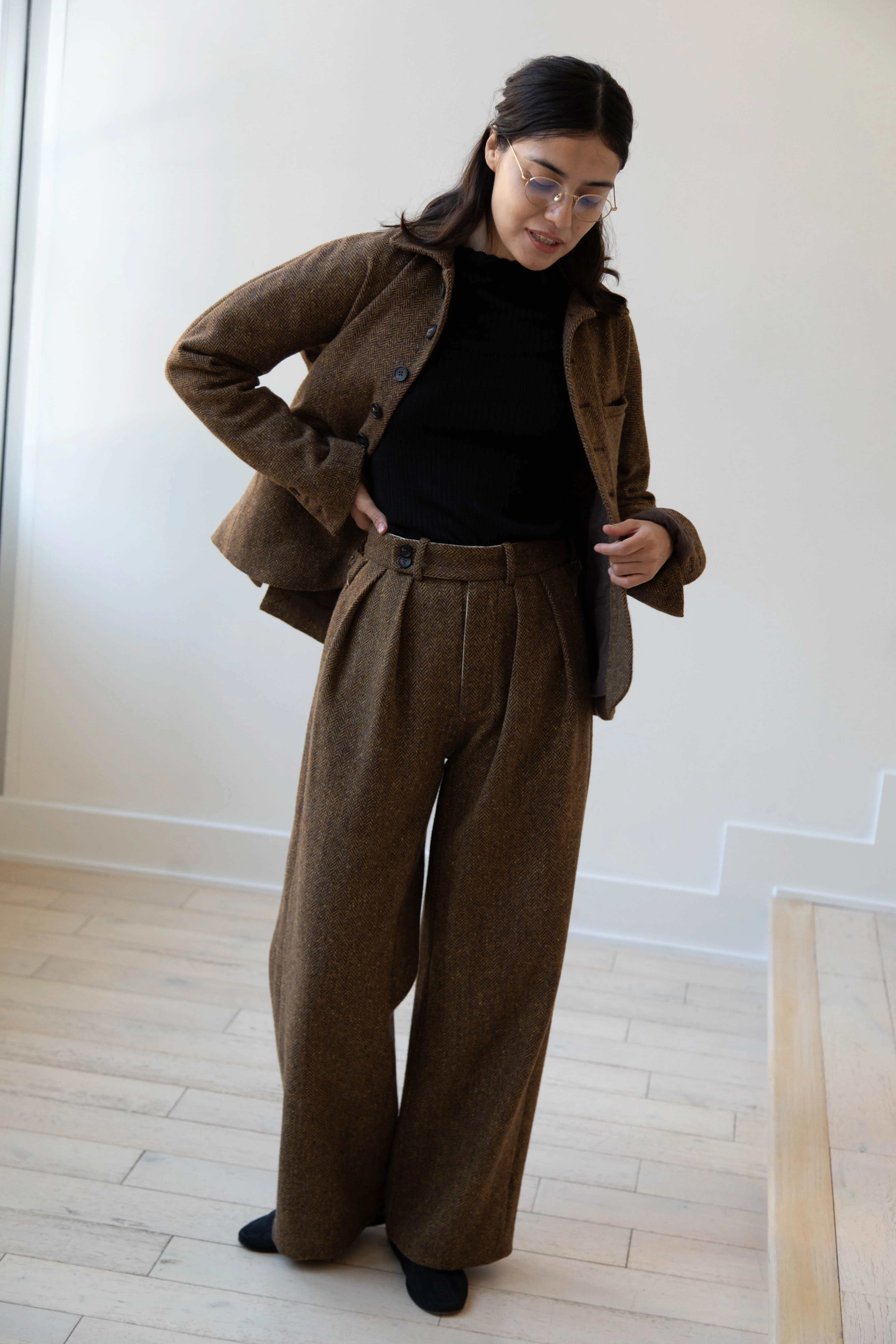 Seventyfive | Student Jacket in Herringbone Donegal - Image 40