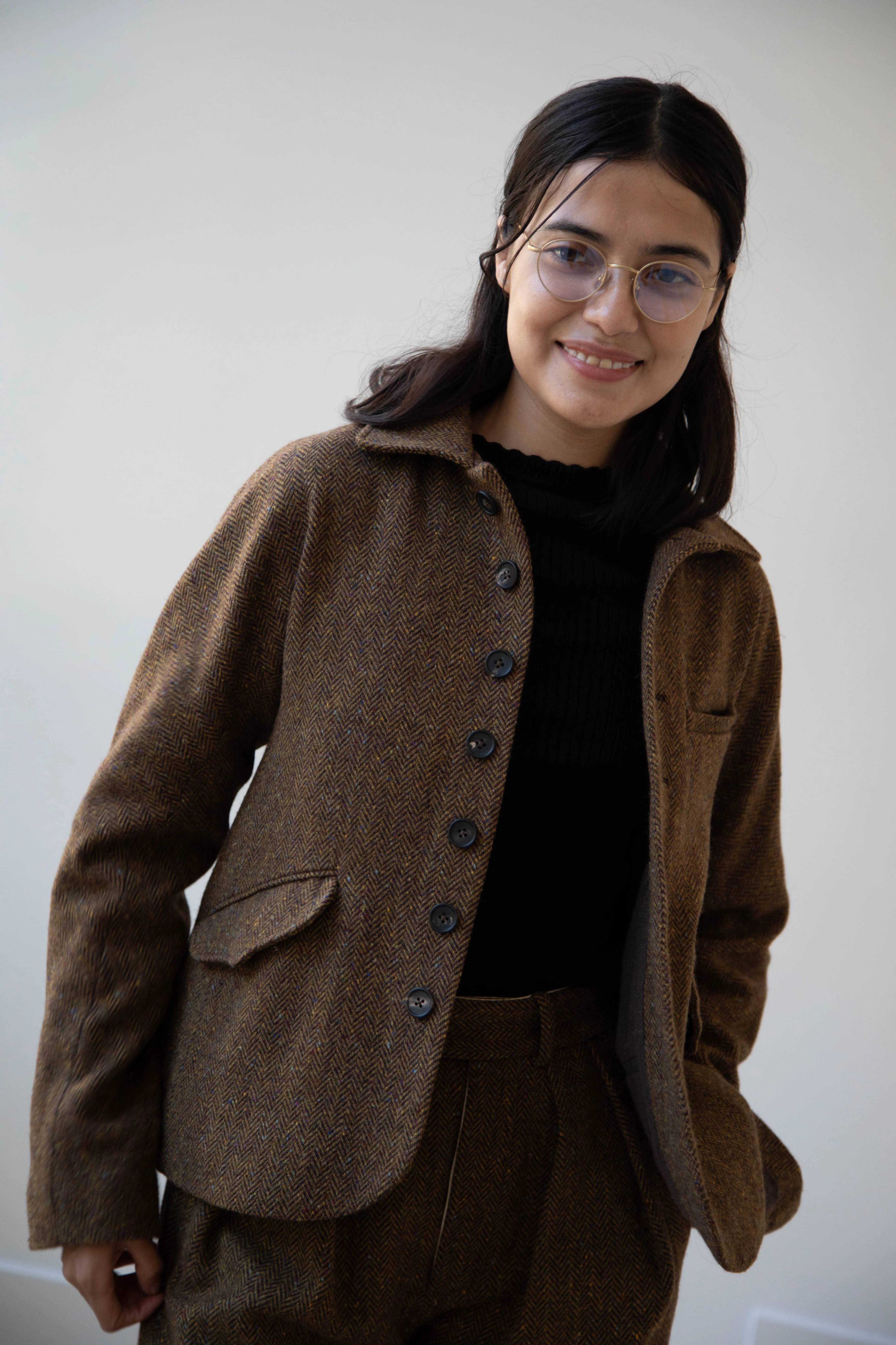 Seventyfive | Student Jacket in Herringbone Donegal - Image 42