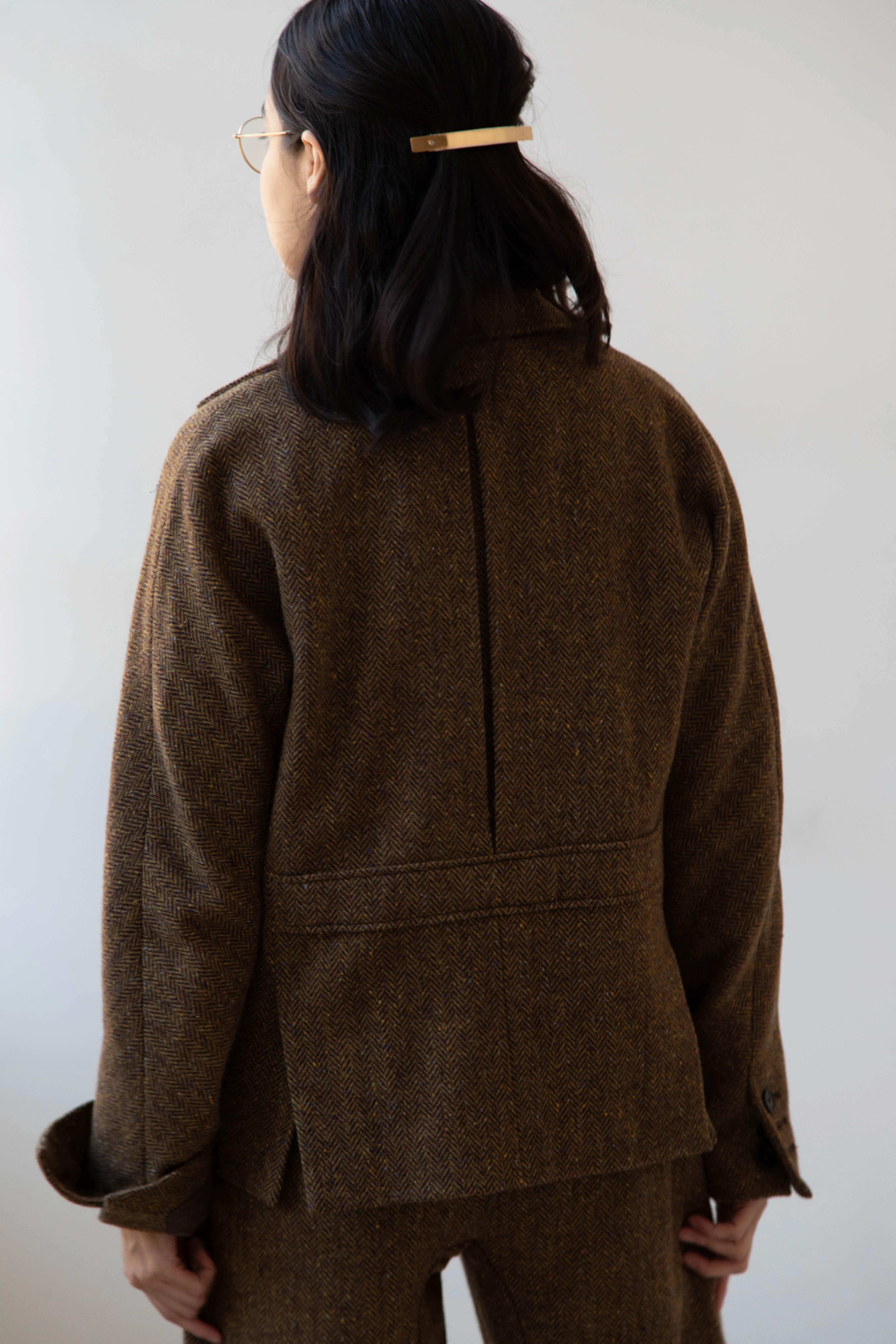 Seventyfive | Student Jacket in Herringbone Donegal - Image 45