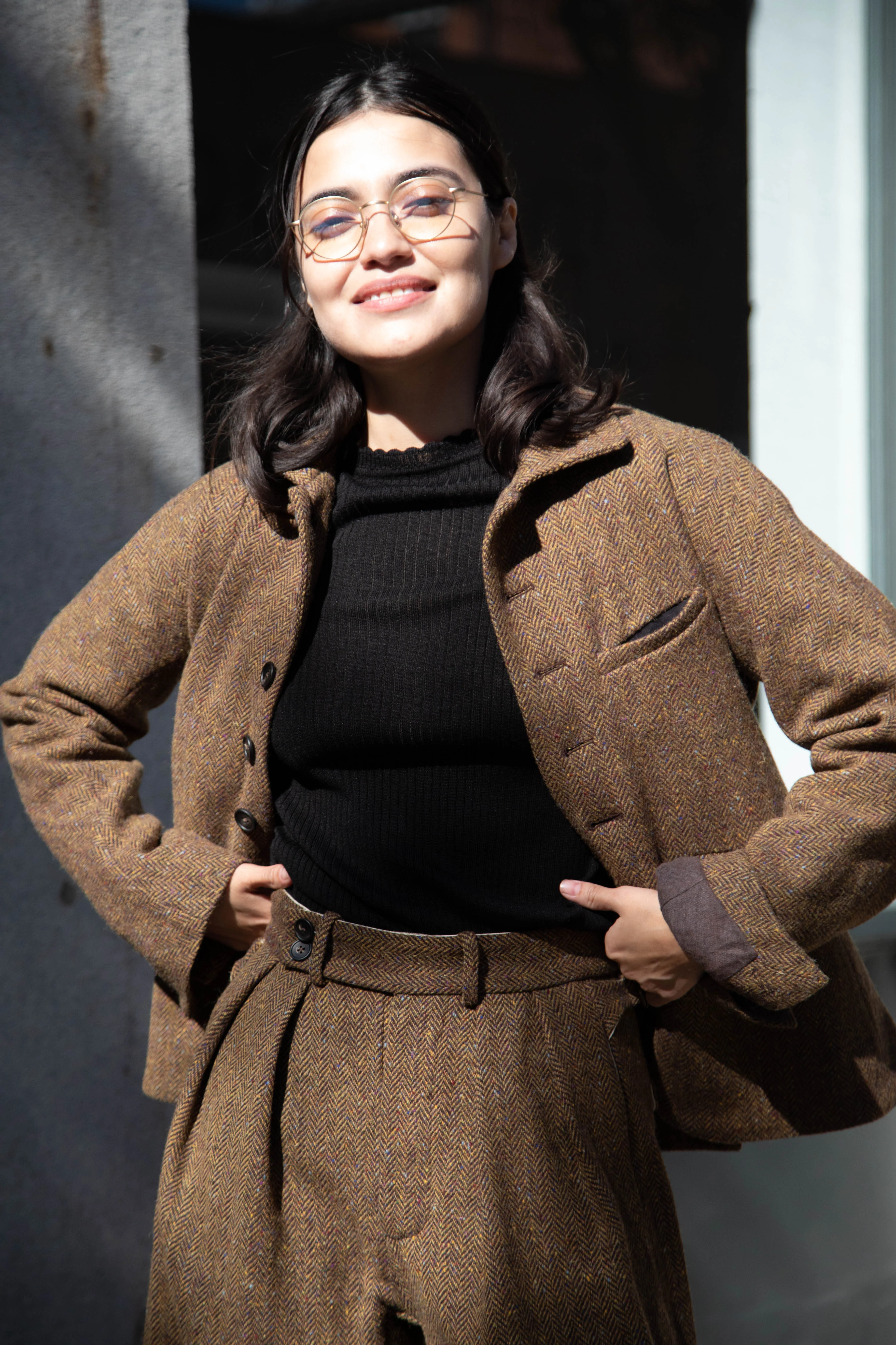Seventyfive | Student Jacket in Herringbone Donegal - Image 48