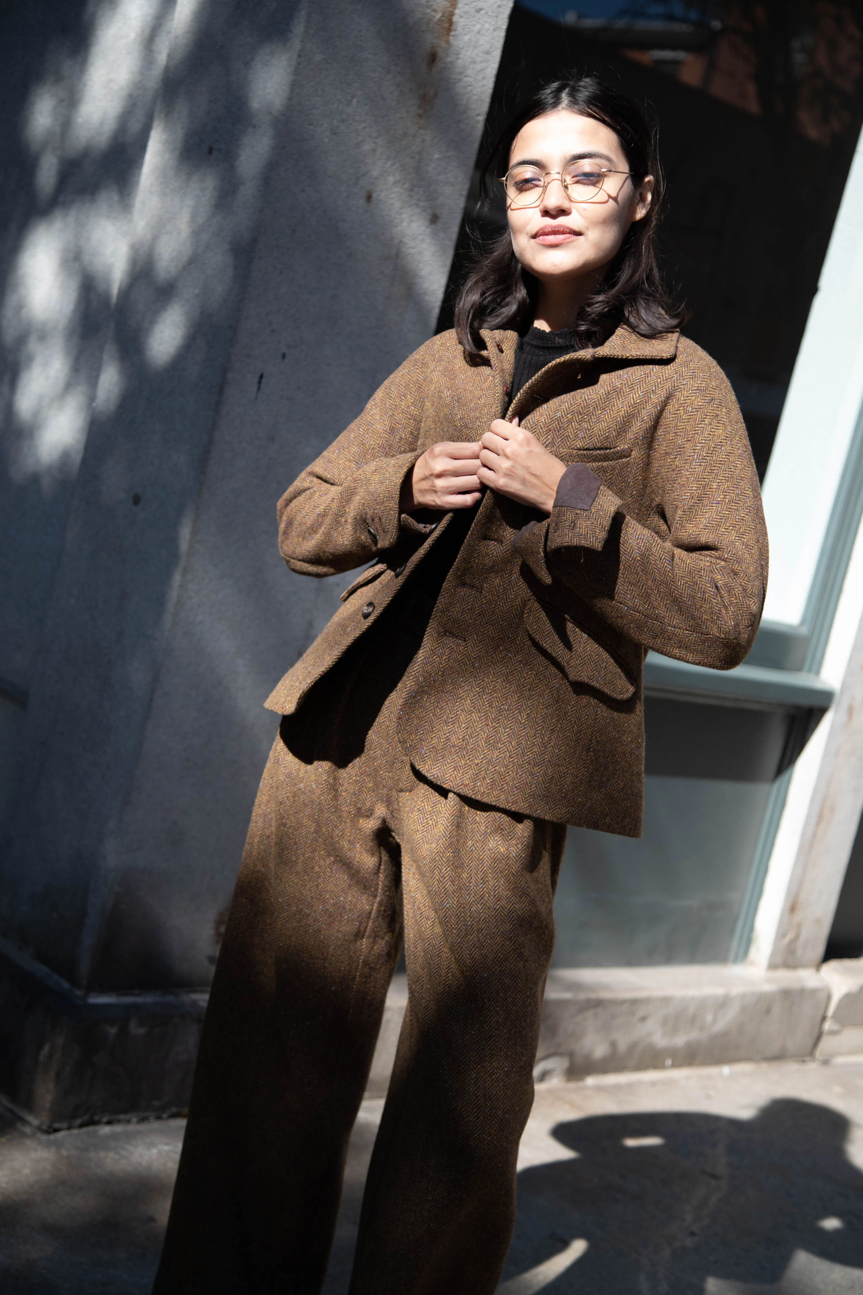 Seventyfive | Student Jacket in Herringbone Donegal - Image 49