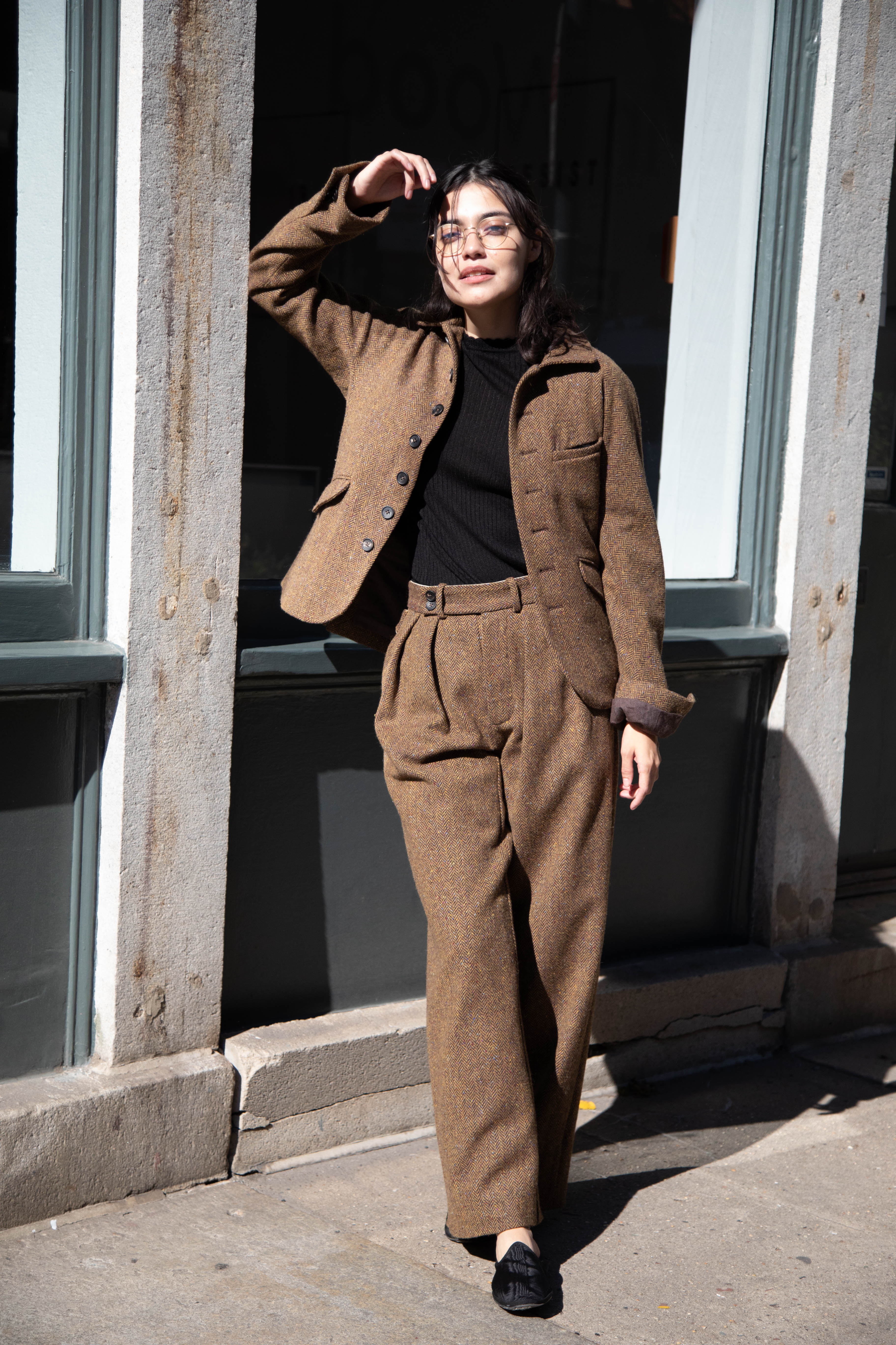 Seventyfive | Student Jacket in Herringbone Donegal - Image 52