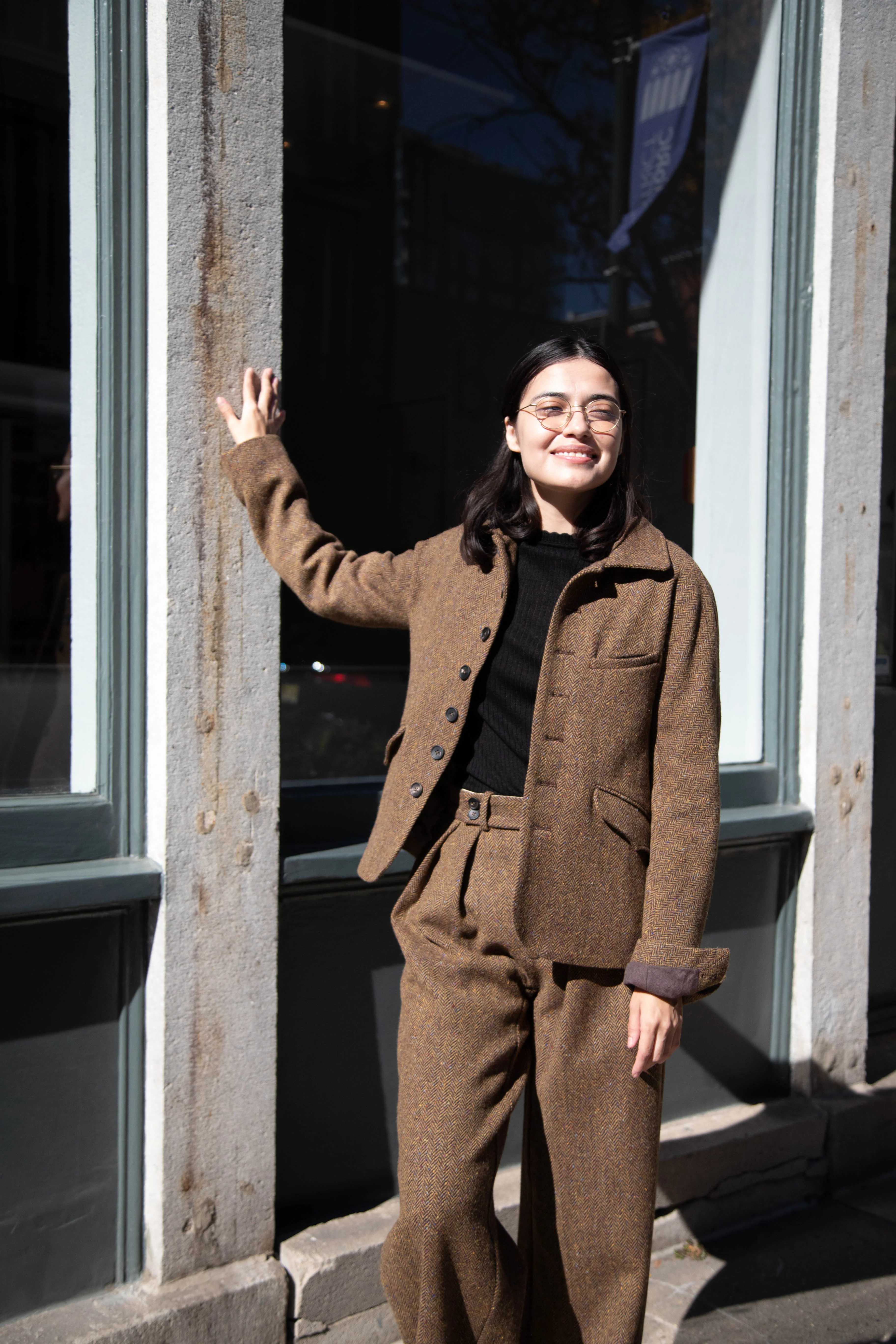 Seventyfive | Student Jacket in Herringbone Donegal - Image 55