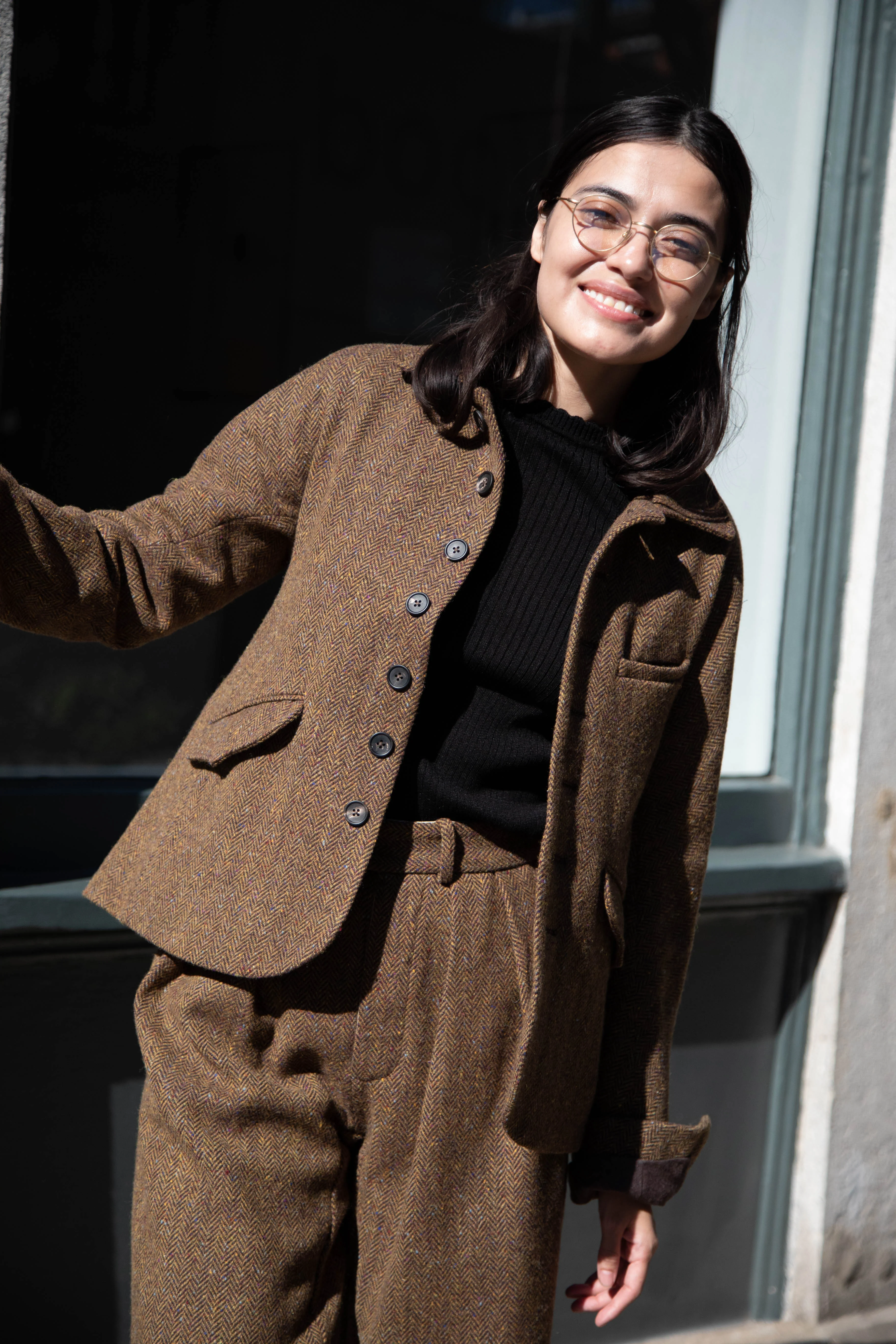 Seventyfive | Student Jacket in Herringbone Donegal - Image 56