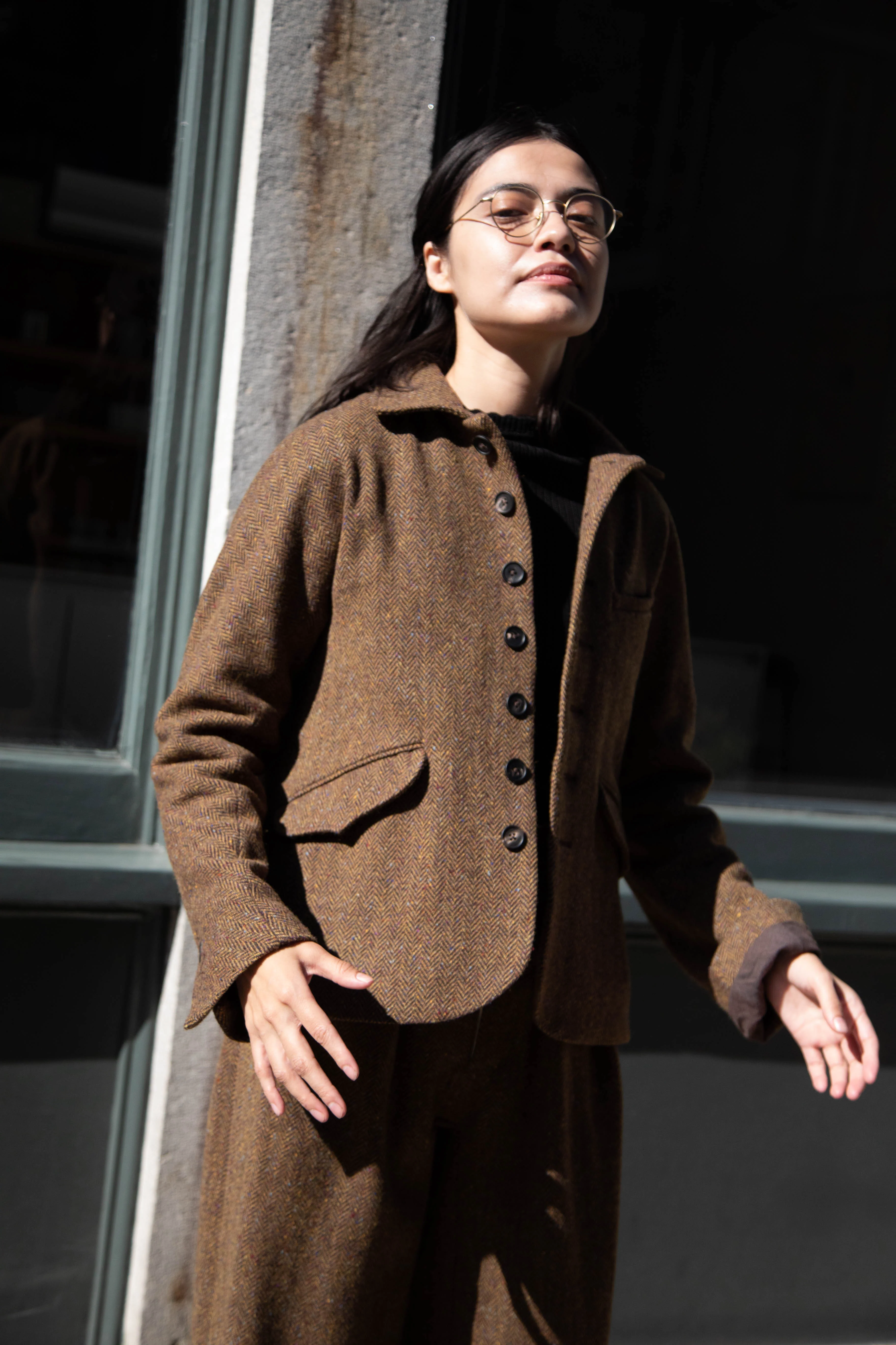 Seventyfive | Student Jacket in Herringbone Donegal - Image 57