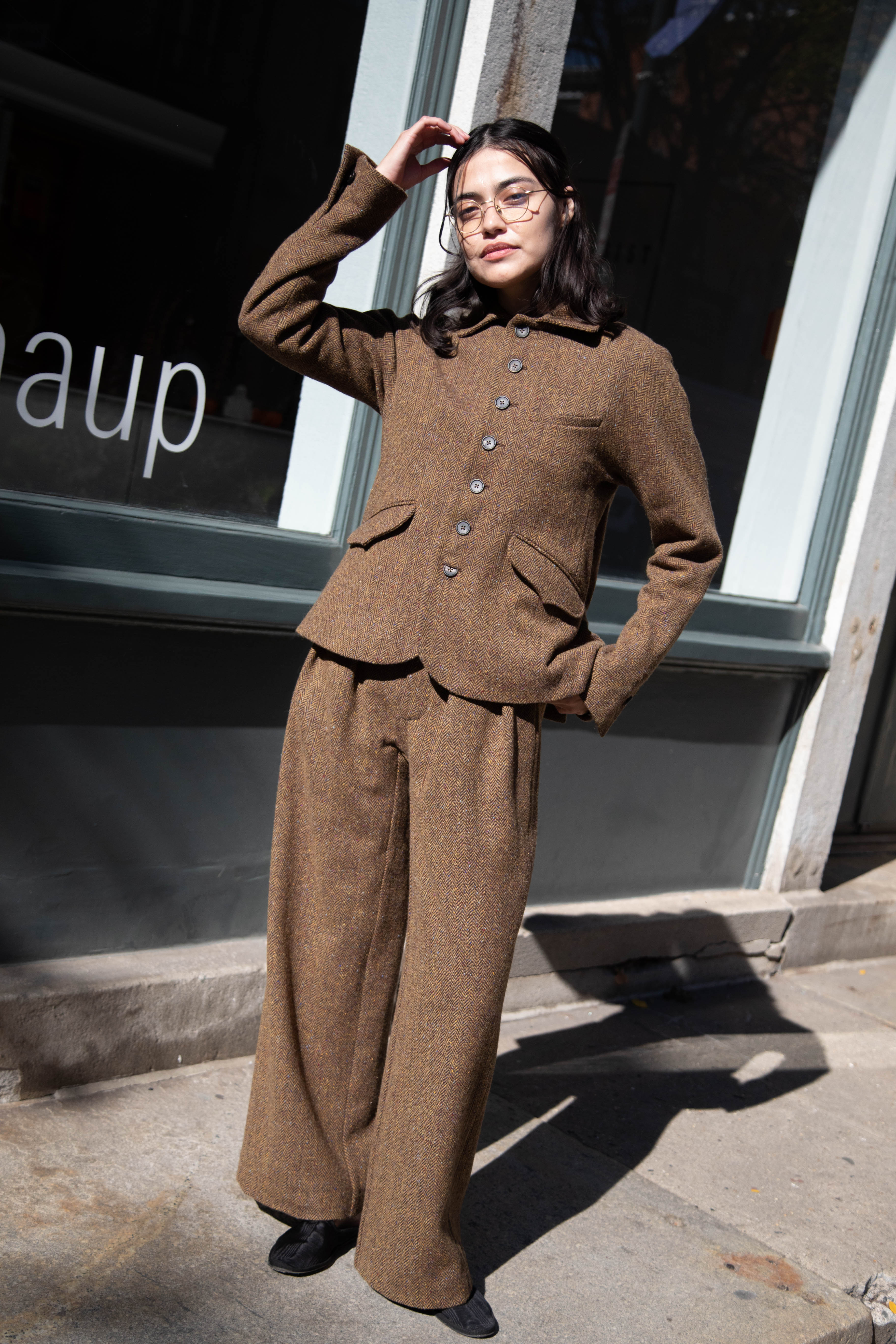 Seventyfive | Student Jacket in Herringbone Donegal - Image 59