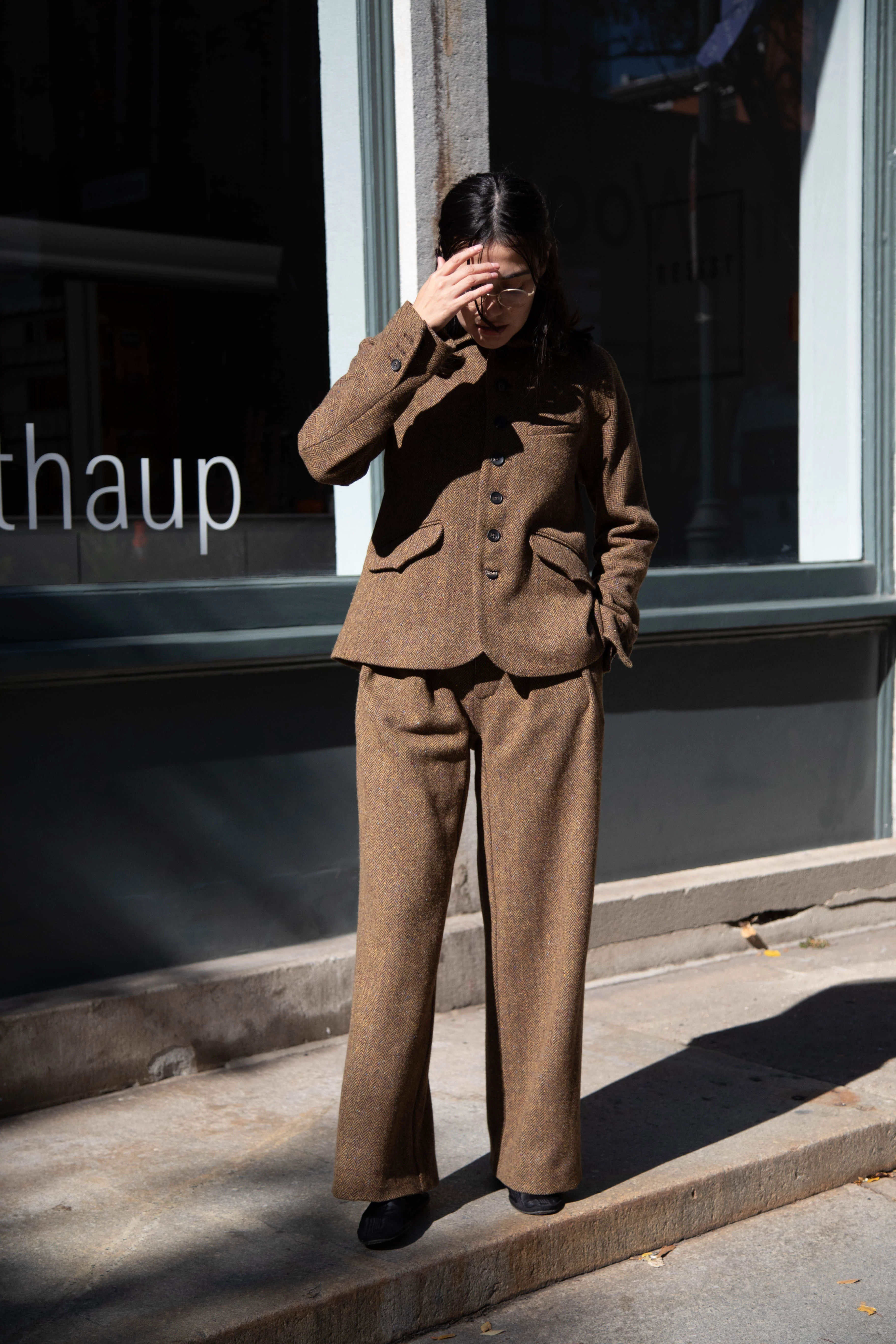 Seventyfive | Student Jacket in Herringbone Donegal - Image 62