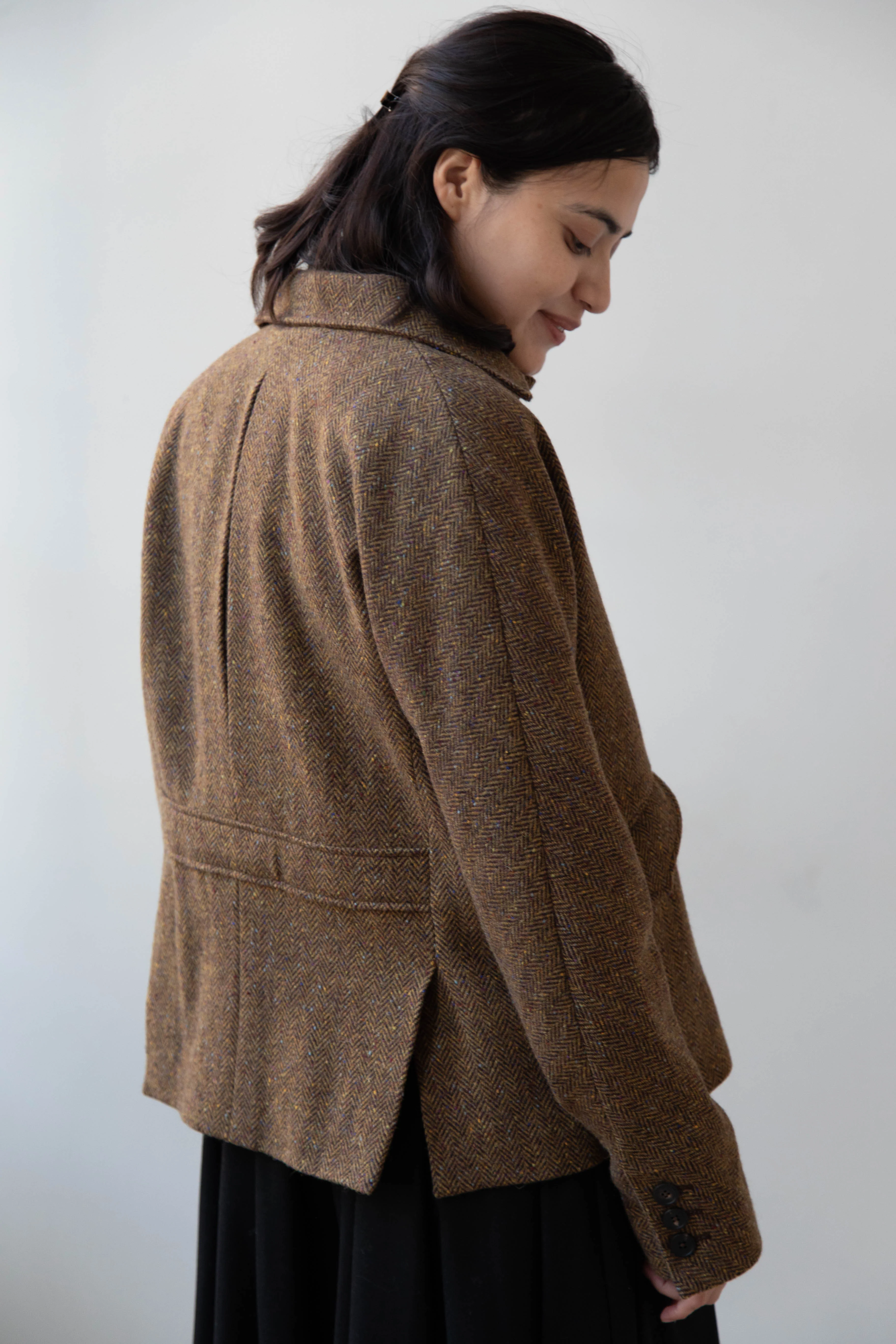 Seventyfive | Student Jacket in Herringbone Donegal - Image 9