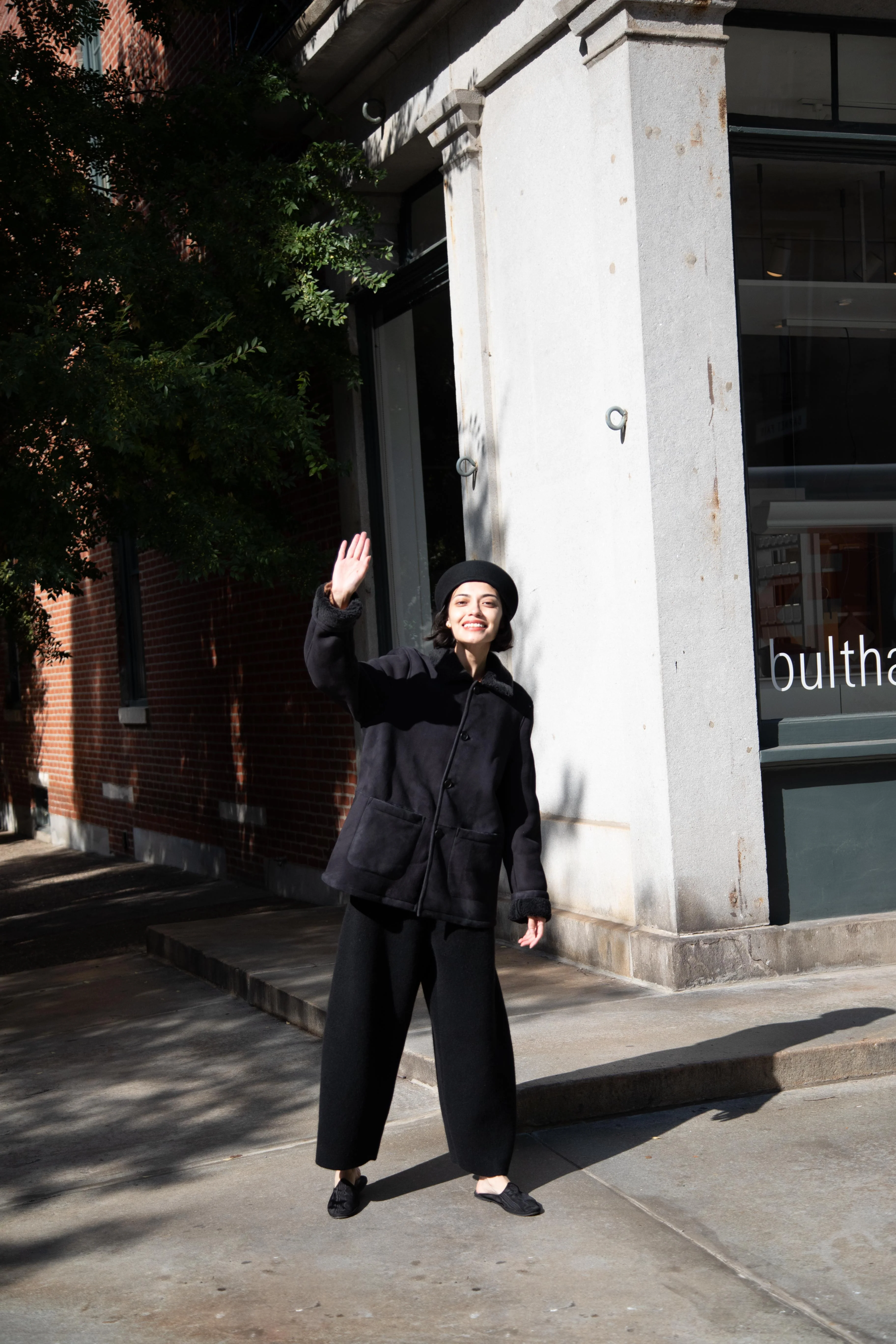 Signa 1925 | Felt Structured Beret in Black - Image 33