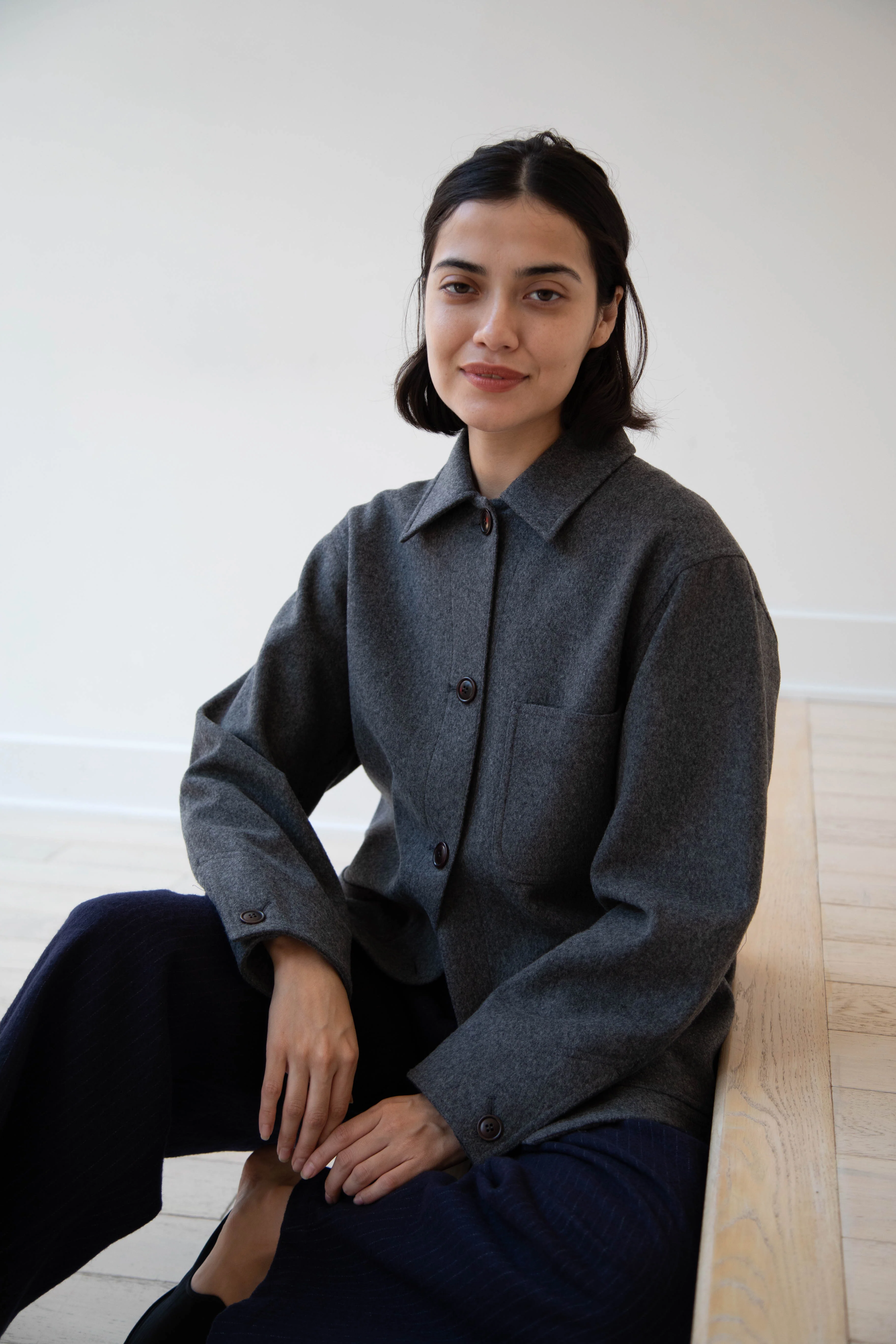 Teder | Highlight Beaver Jacket in Grey - Image 2
