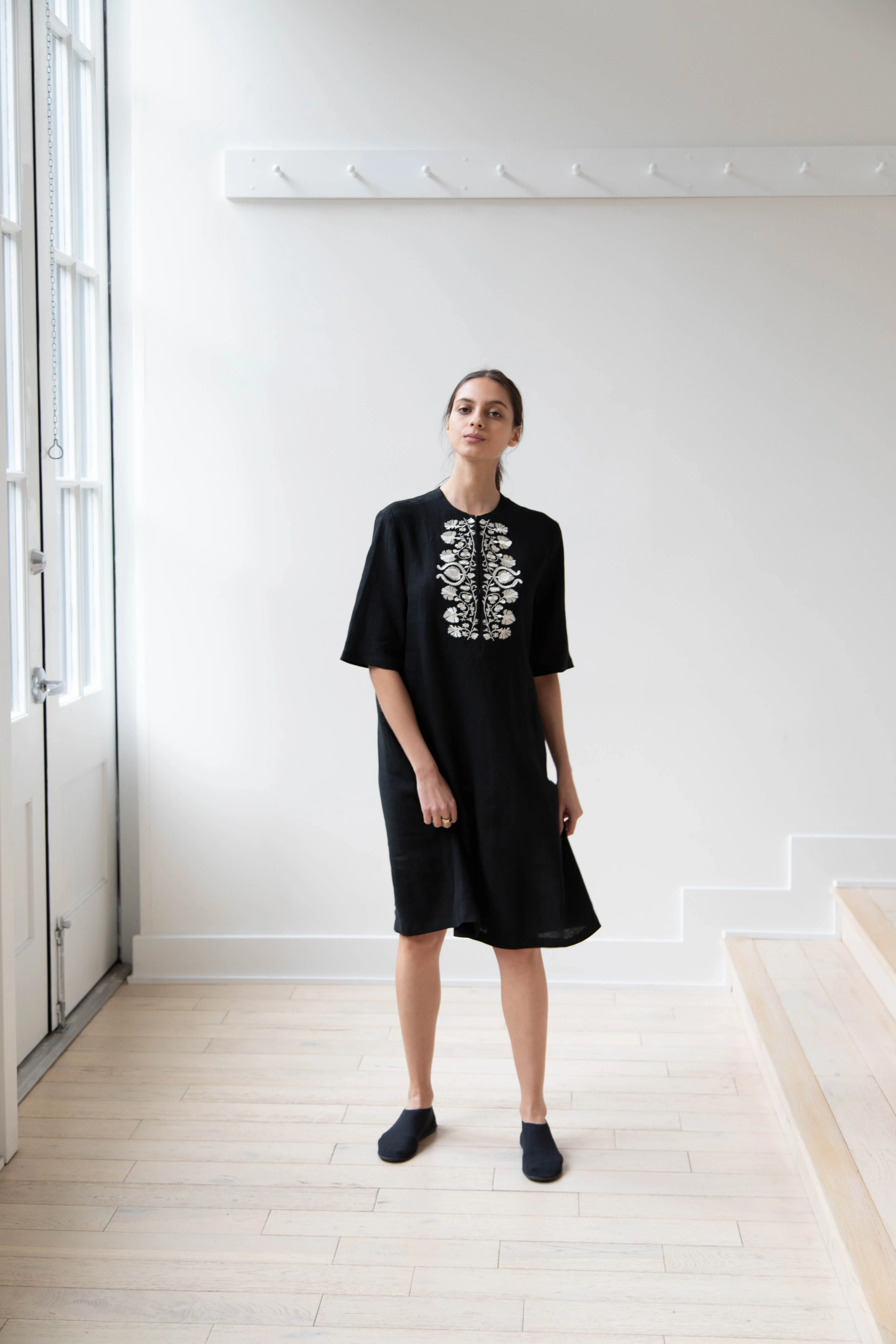 Zeus & Dione | Carnation Caftan in Black - Image 14