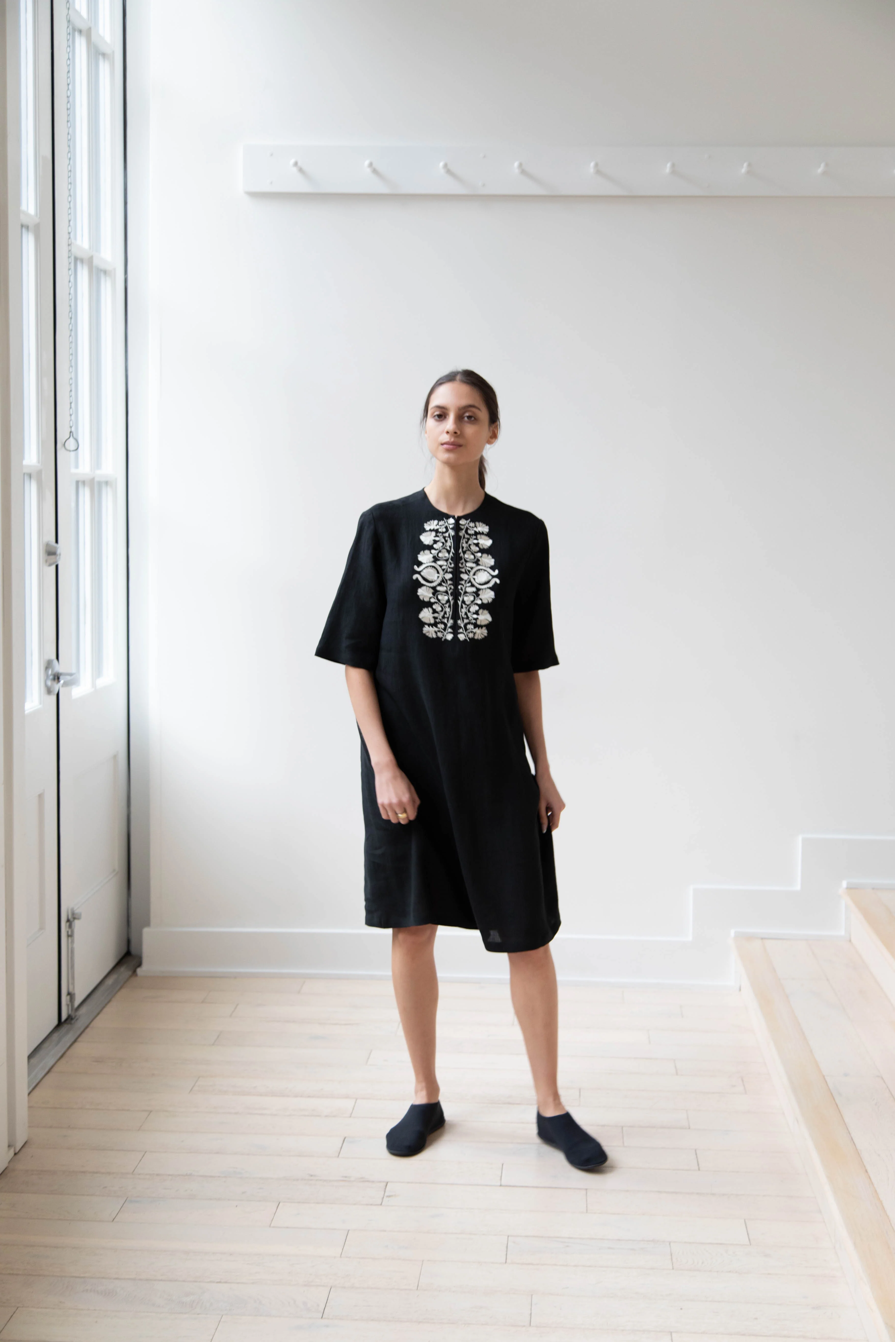 Zeus & Dione | Carnation Caftan in Black - Image 15