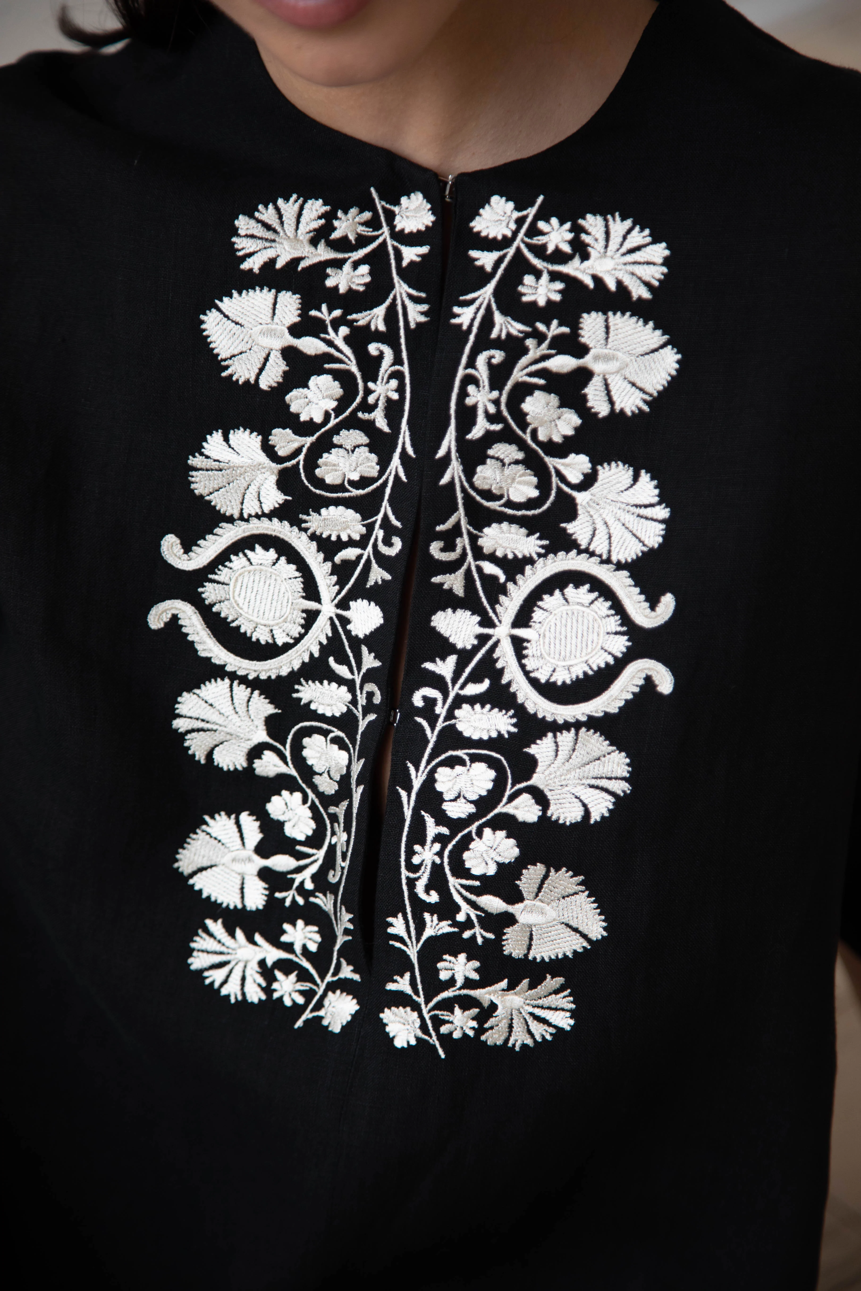 Zeus & Dione | Carnation Caftan in Black - Image 5